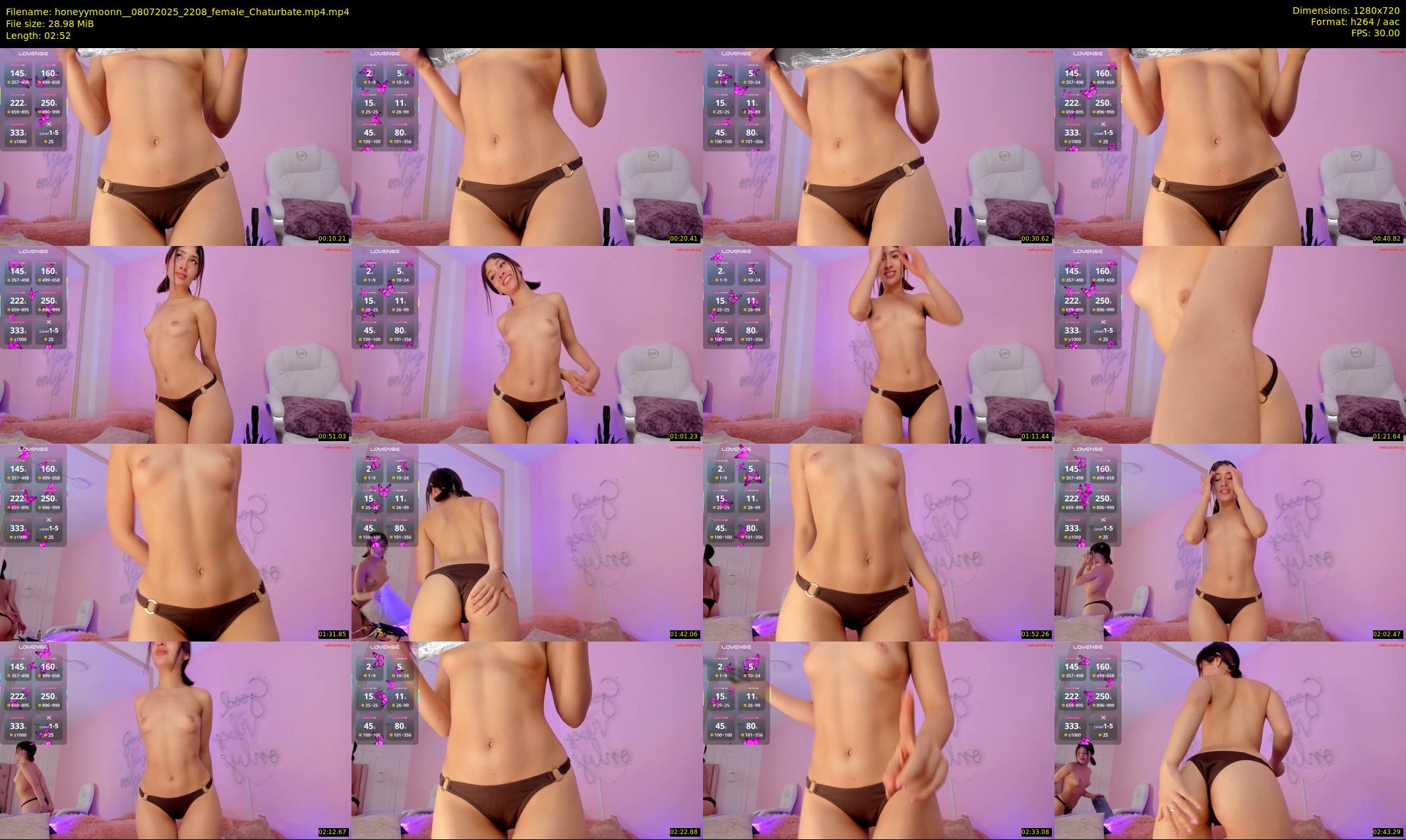 honeyymoonn_ — 3 minute Chaturbate female cam show recording, 720p, Jul 8, 2025