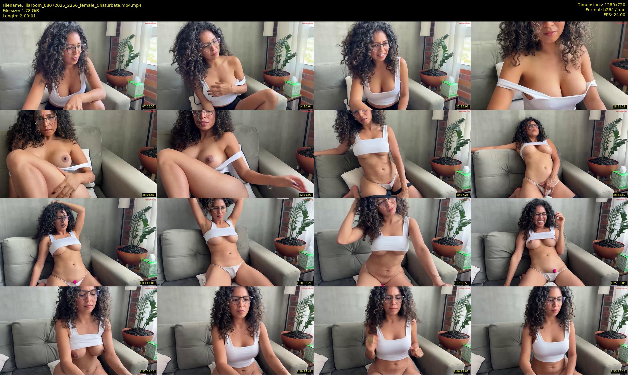 illaroom — 121 minute Chaturbate female cam show recording, 720p, Jul 8, 2025