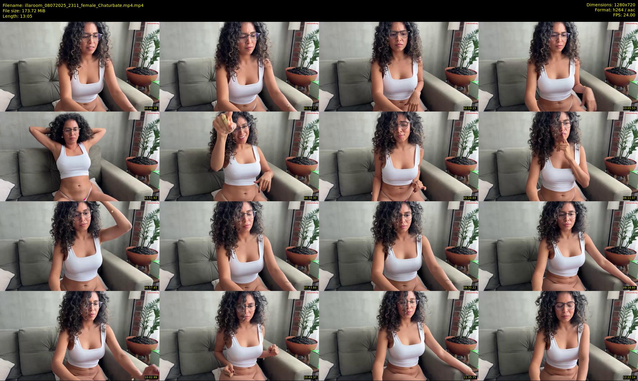 illaroom — 14 minute Chaturbate female cam show recording, 720p, Jul 8, 2025