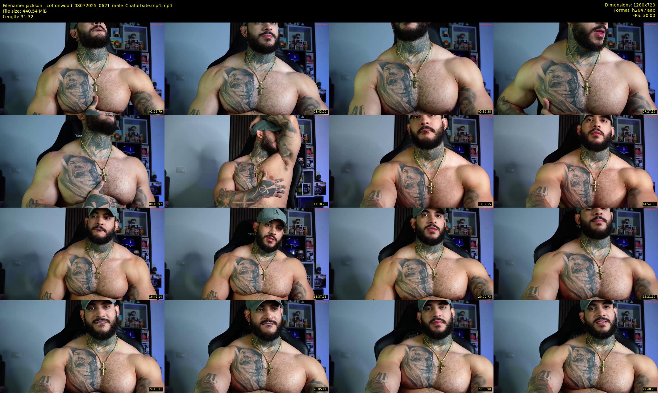 jackson__cottonwood — 32 minute Chaturbate male cam show recording, 720p, Jul 8, 2025