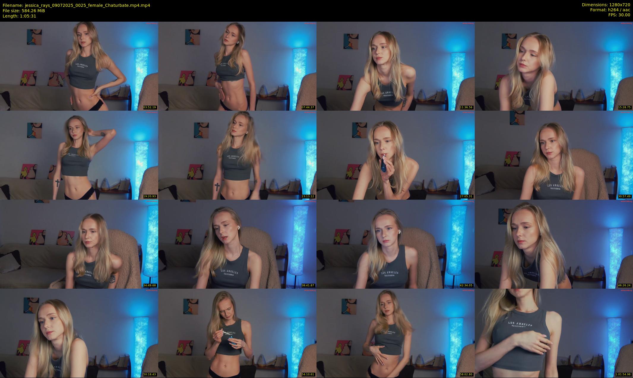 jessica_rays — 66 minute Chaturbate couple cam show recording, 720p, Jul 9, 2025