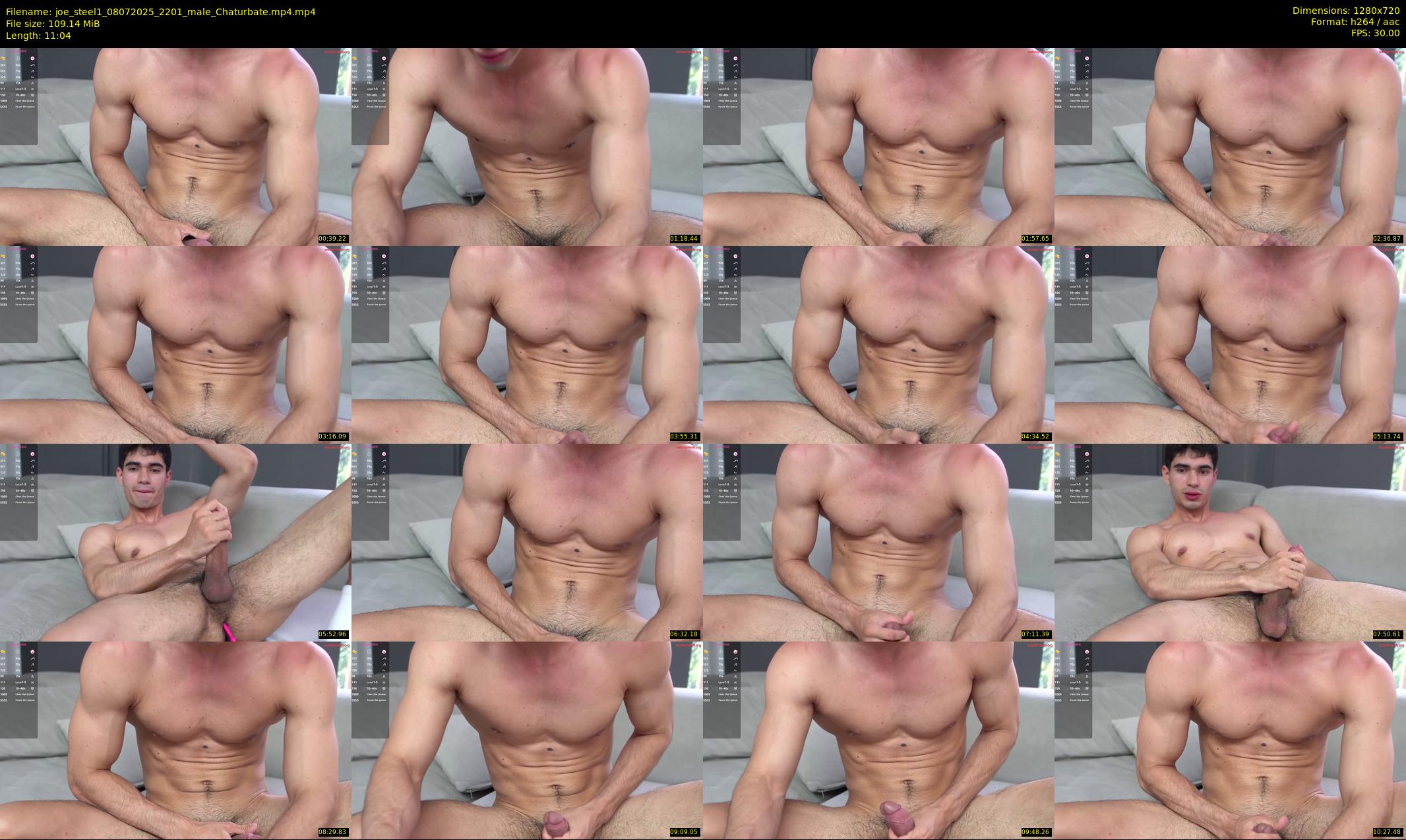 joe_steel1 — 12 minute Chaturbate male cam show recording, 720p, Jul 8, 2025