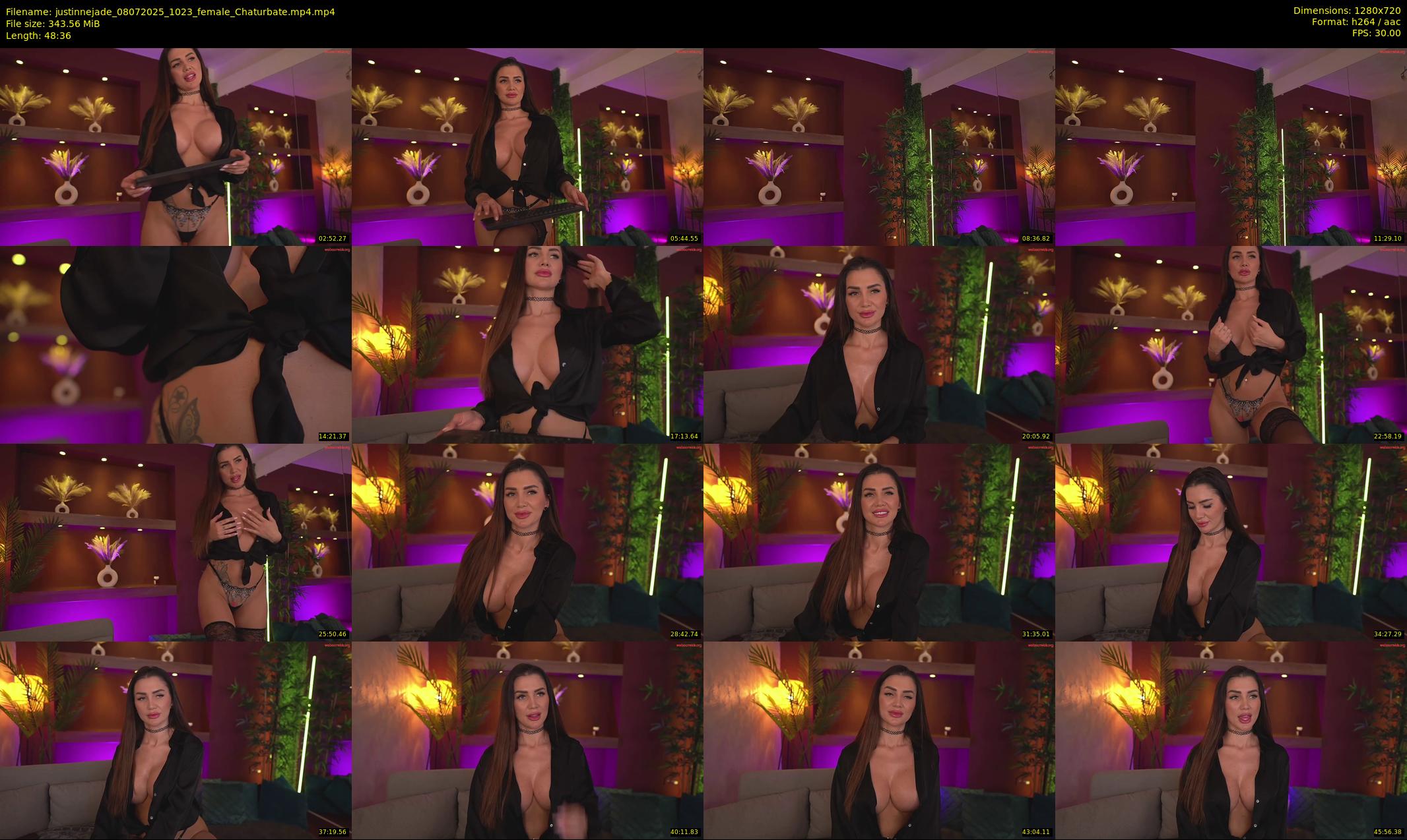 justinnejade — 49 minute Chaturbate female cam show recording, 720p, Jul 8, 2025