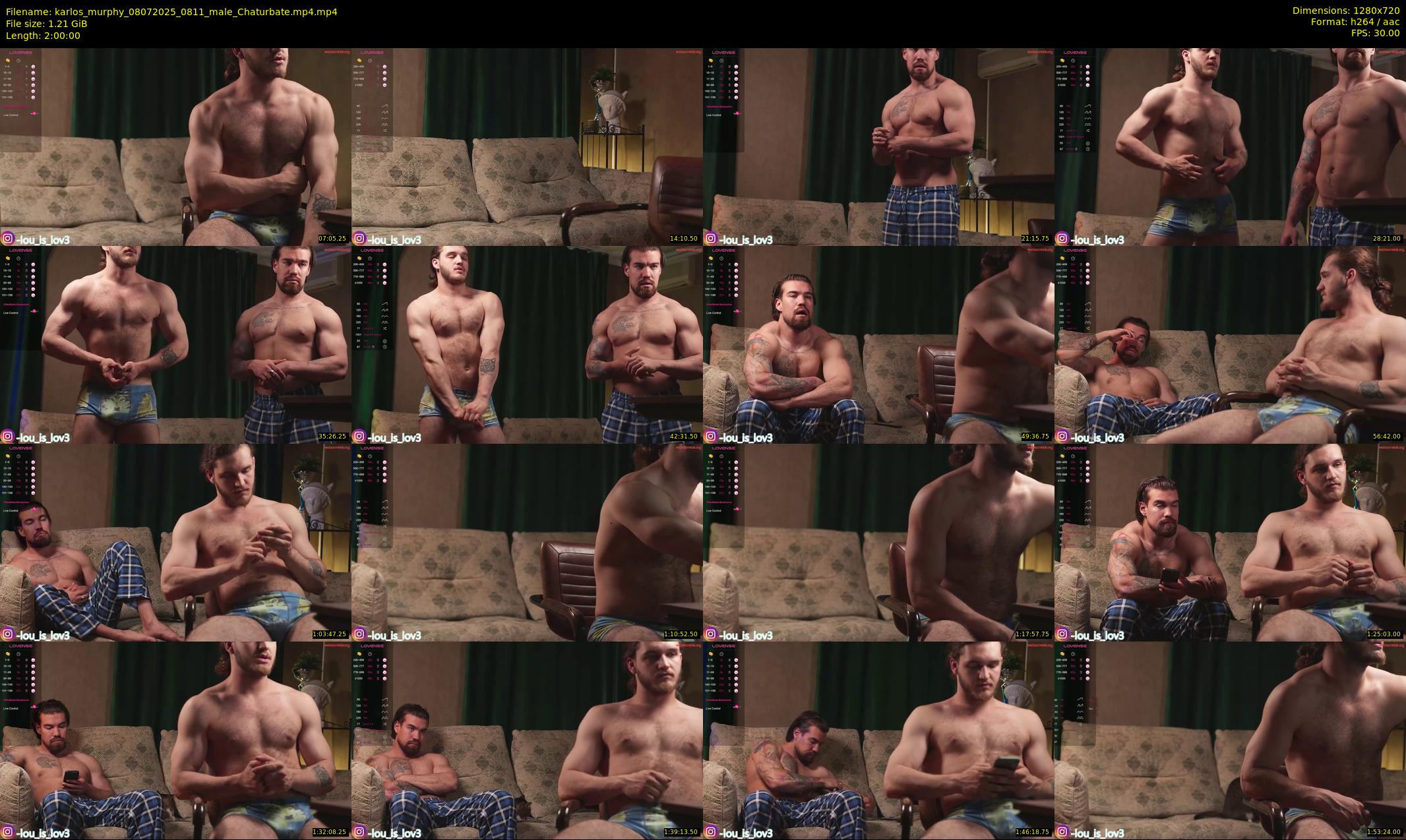 karlos_murphy — 120 minute Chaturbate male cam show recording, 720p, Jul 8, 2025