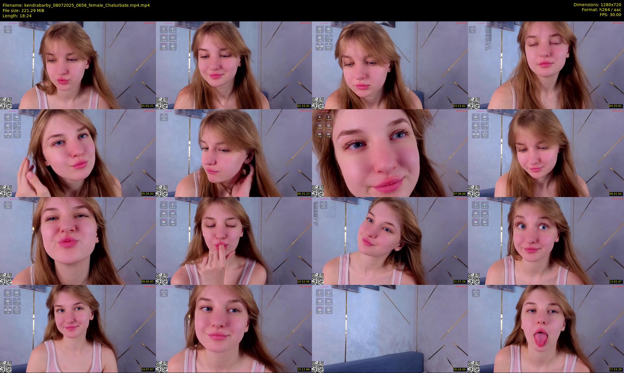kendrabarby — 19 minute Chaturbate female cam show recording, 720p, Jul 8, 2025