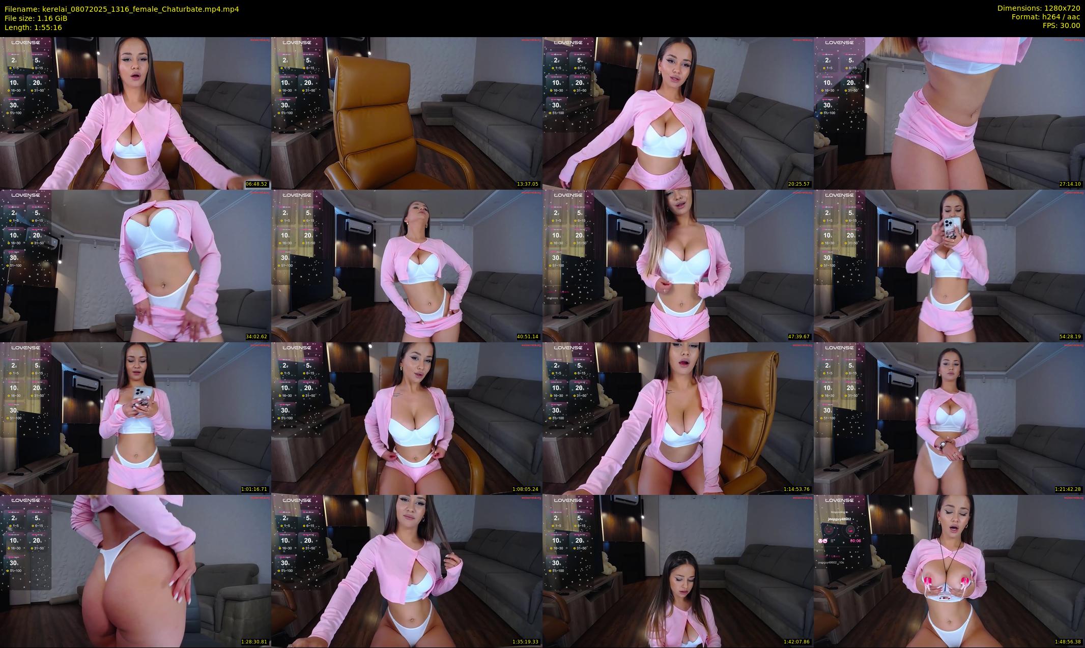 kerelai — 116 minute Chaturbate female cam show recording, 720p, Jul 8, 2025