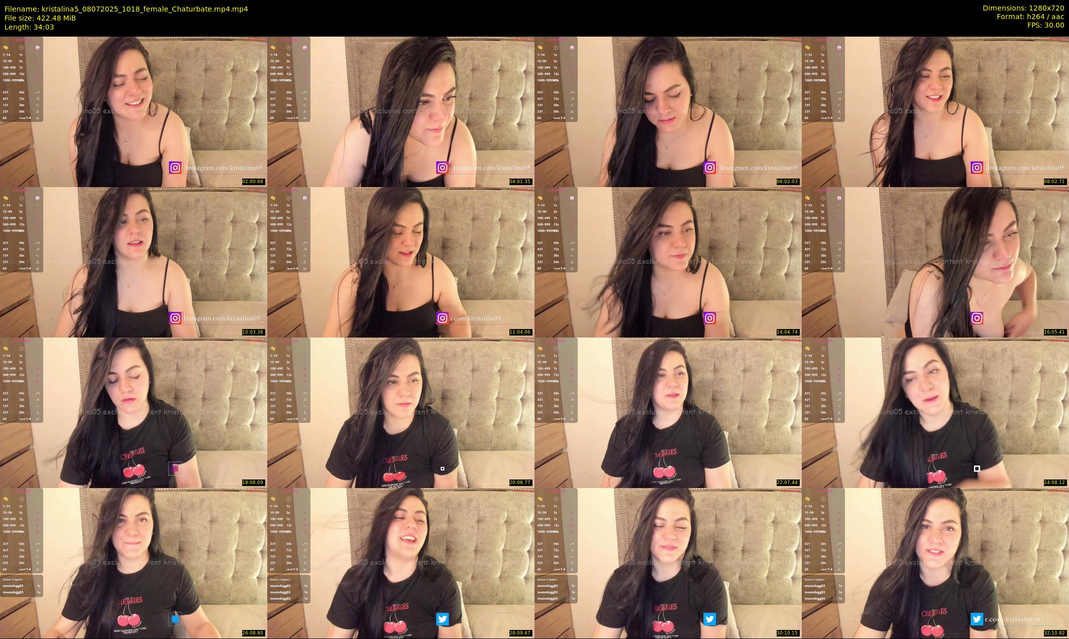 kristalina5 — 35 minute Chaturbate female cam show recording, 720p, Jul 8, 2025