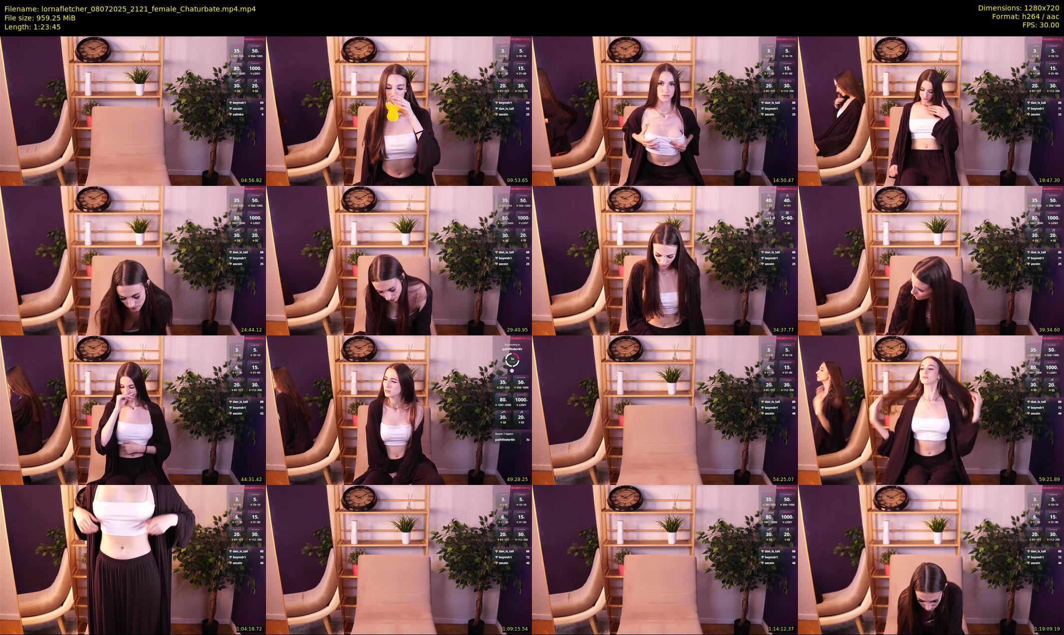 lornafletcher — 84 minute Chaturbate female cam show recording, 720p, Jul 8, 2025