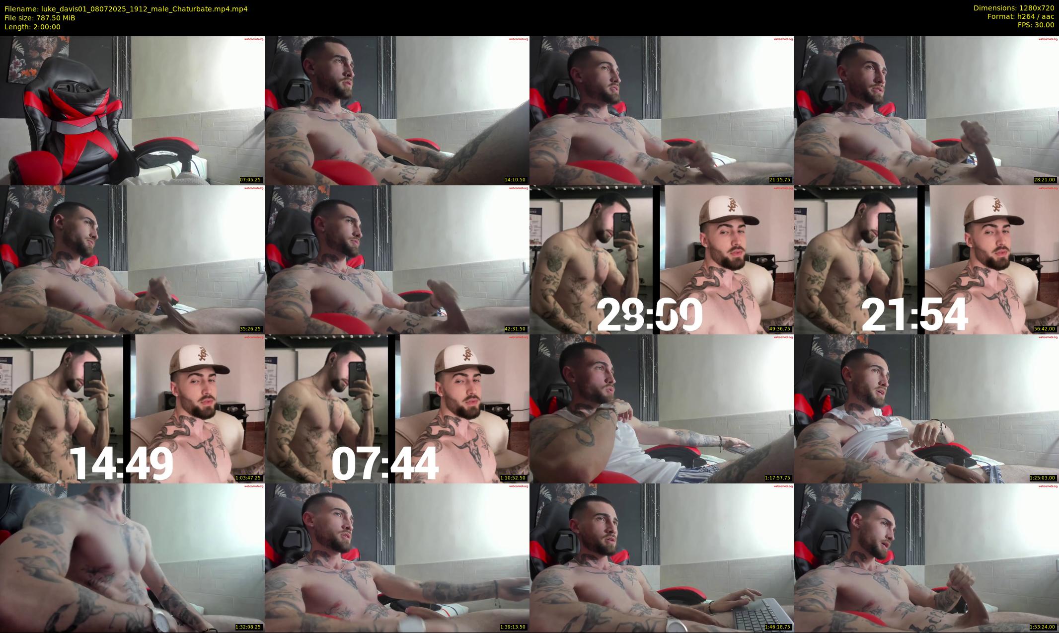 luke_davis01 — 120 minute Chaturbate male cam show recording, 720p, Jul 8, 2025