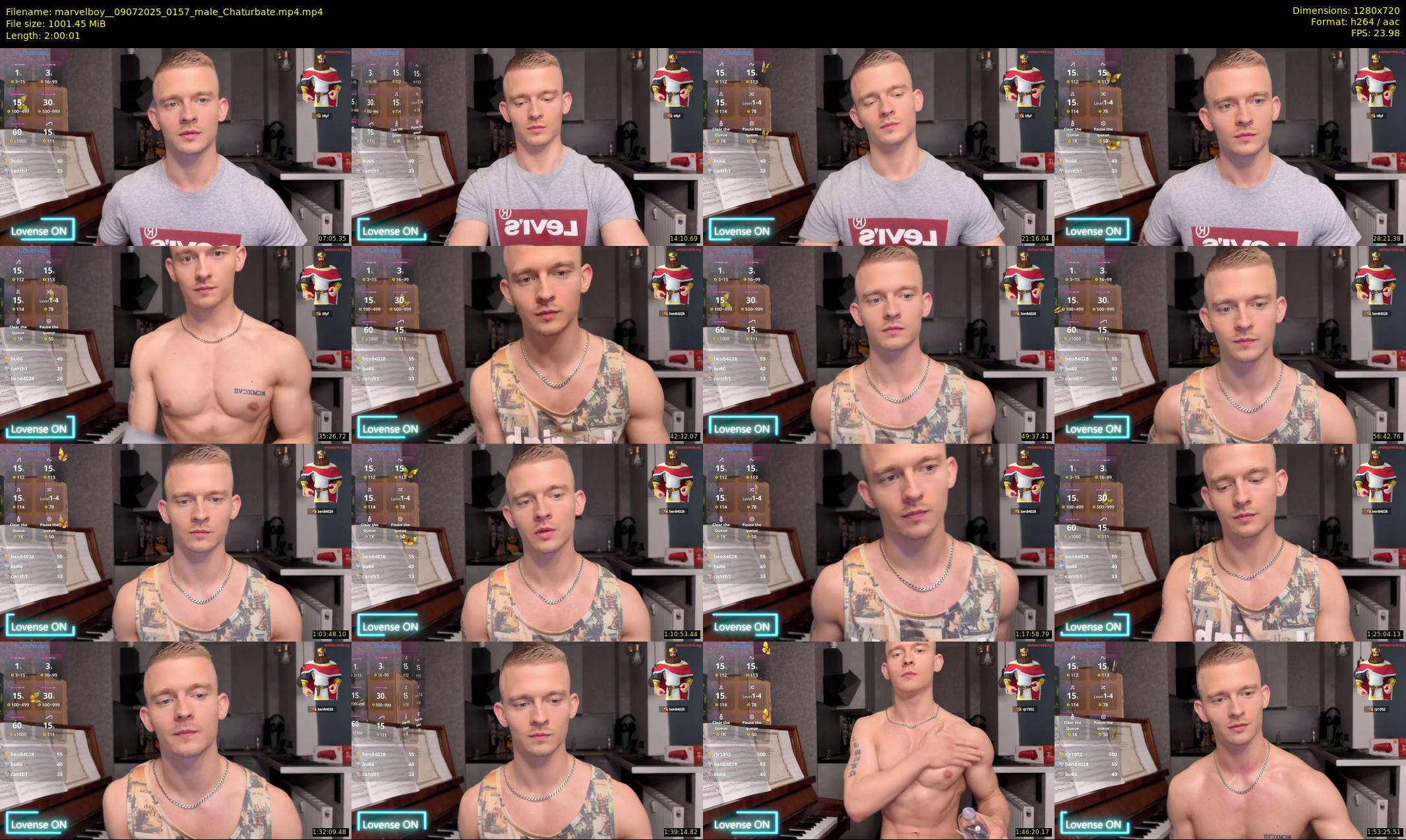 marvelboy_ — 121 minute Chaturbate male cam show recording, 720p, Jul 9, 2025