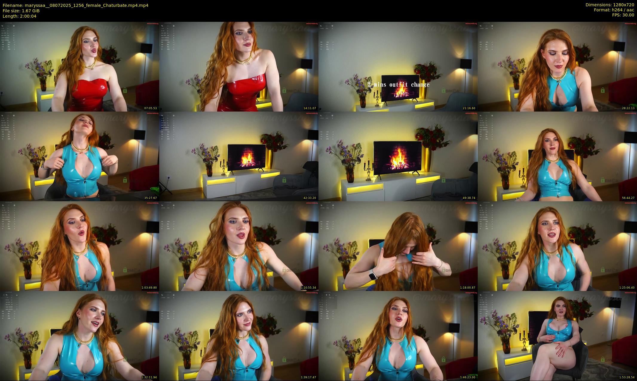 maryssaa_ — 121 minute Chaturbate female cam show recording, 720p, Jul 8, 2025