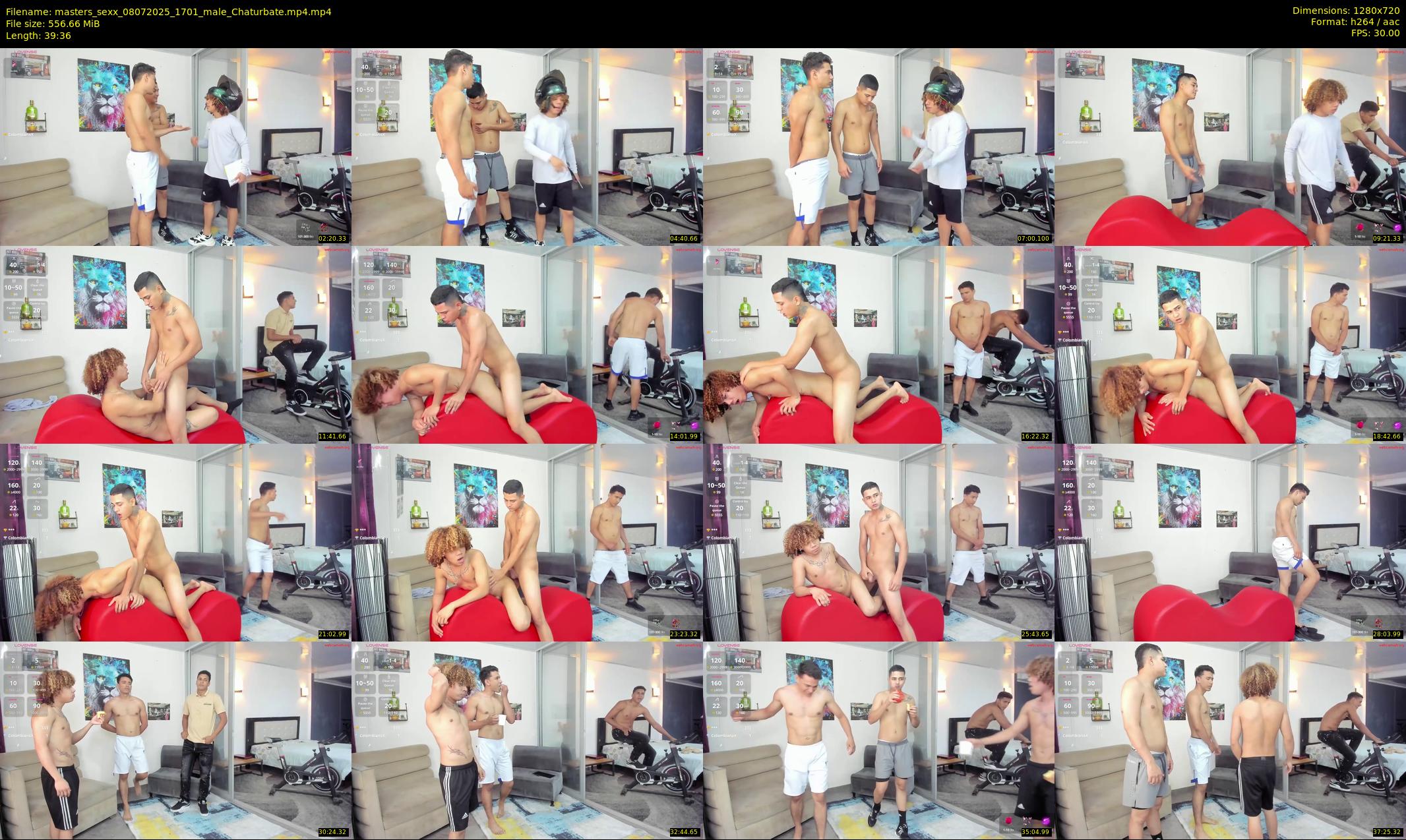 masters_sexx — 40 minute Chaturbate male cam show recording, 720p, Jul 8, 2025