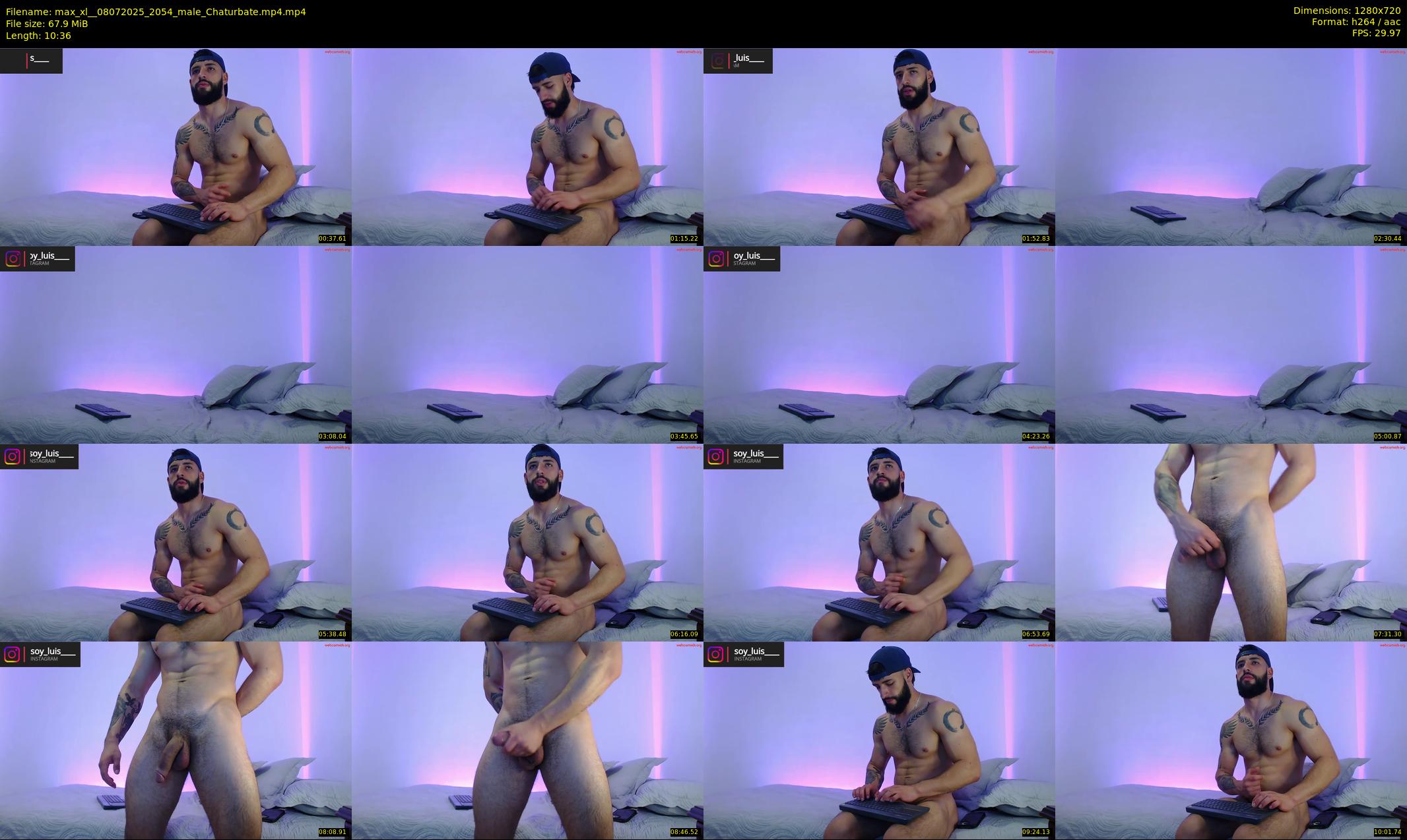 max_xl_ — 11 minute Chaturbate male cam show recording, 720p, Jul 8, 2025