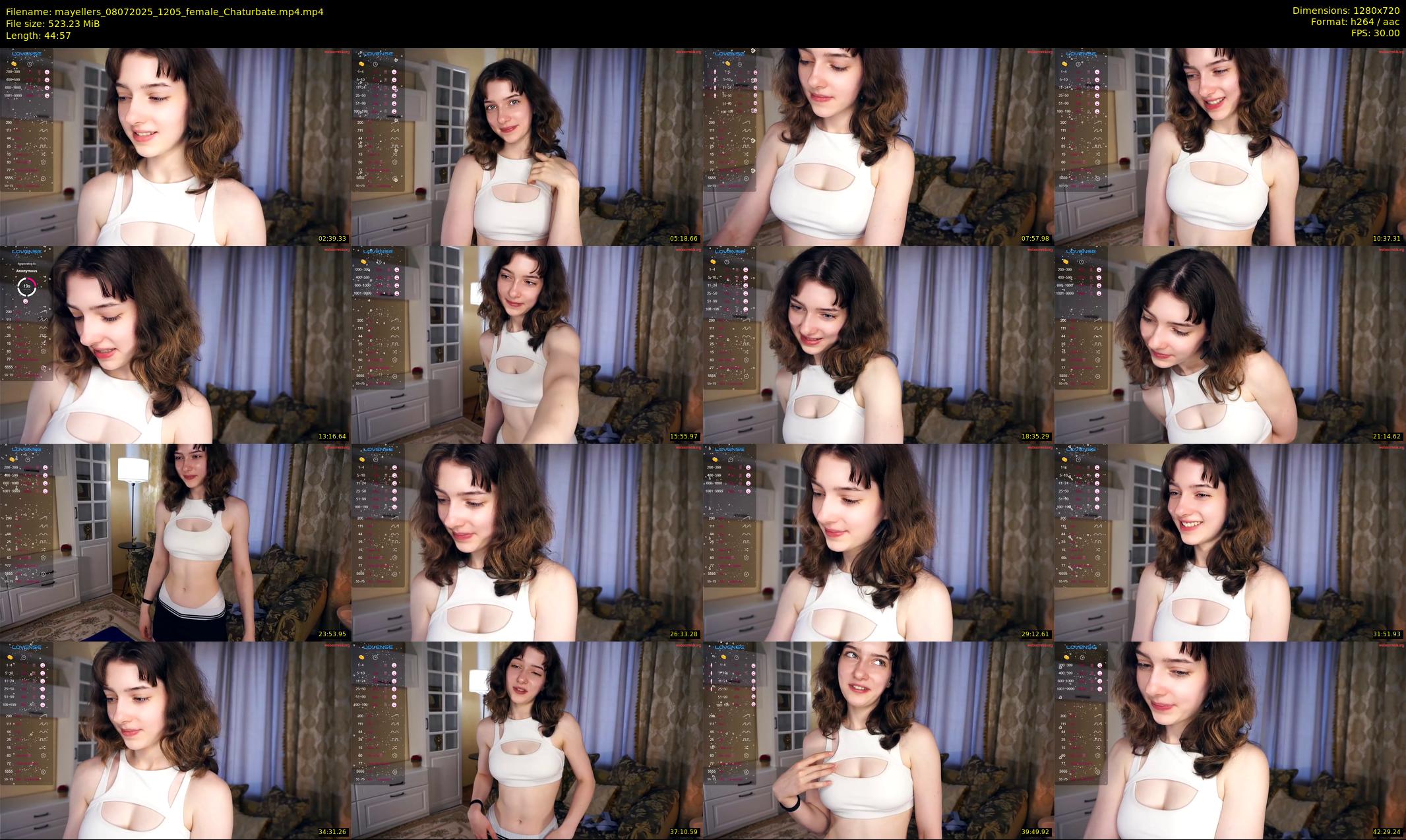 mayellers — 45 minute Chaturbate female cam show recording, 720p, Jul 8, 2025