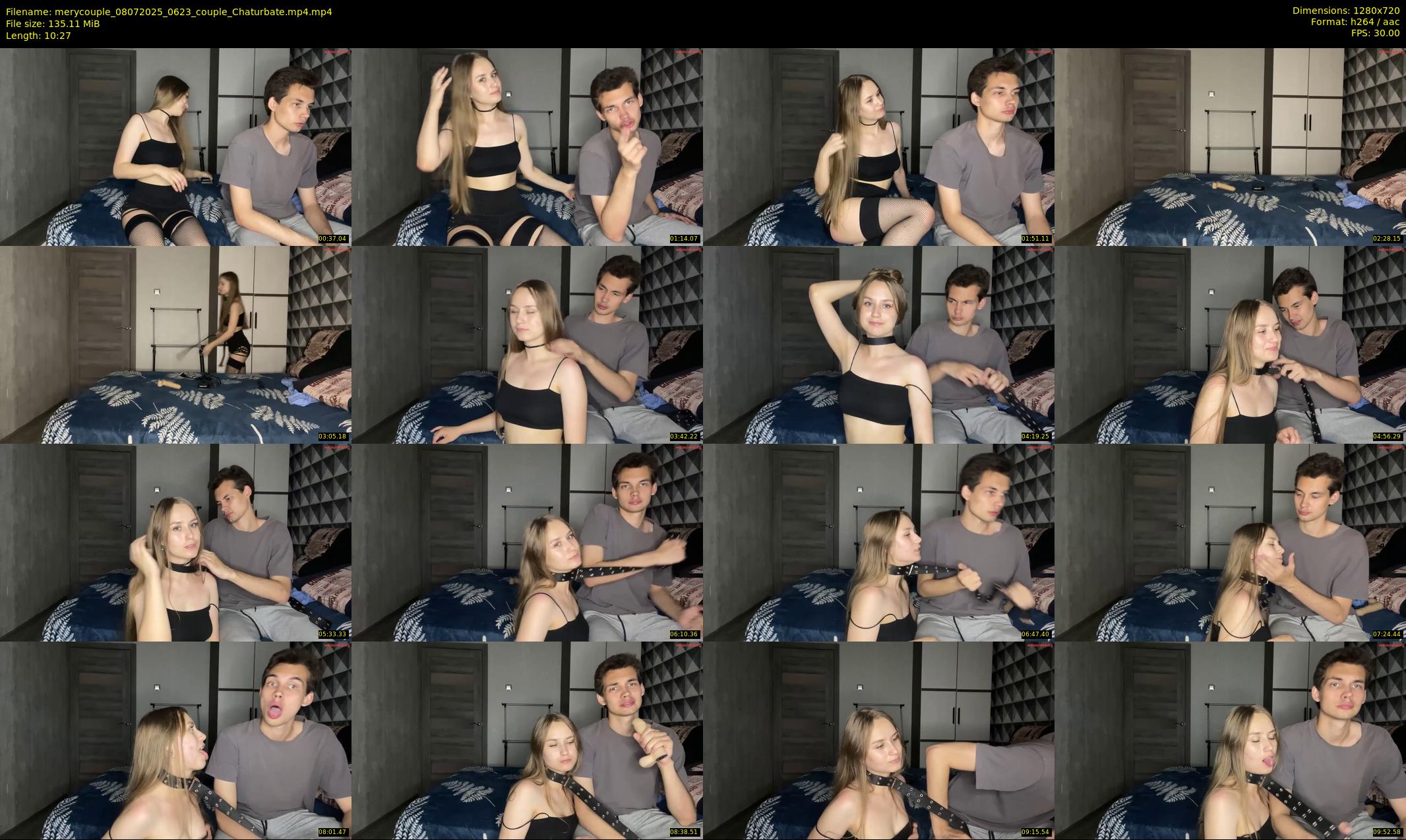 merycouple — 11 minute Chaturbate couple cam show recording, 720p, Jul 8, 2025