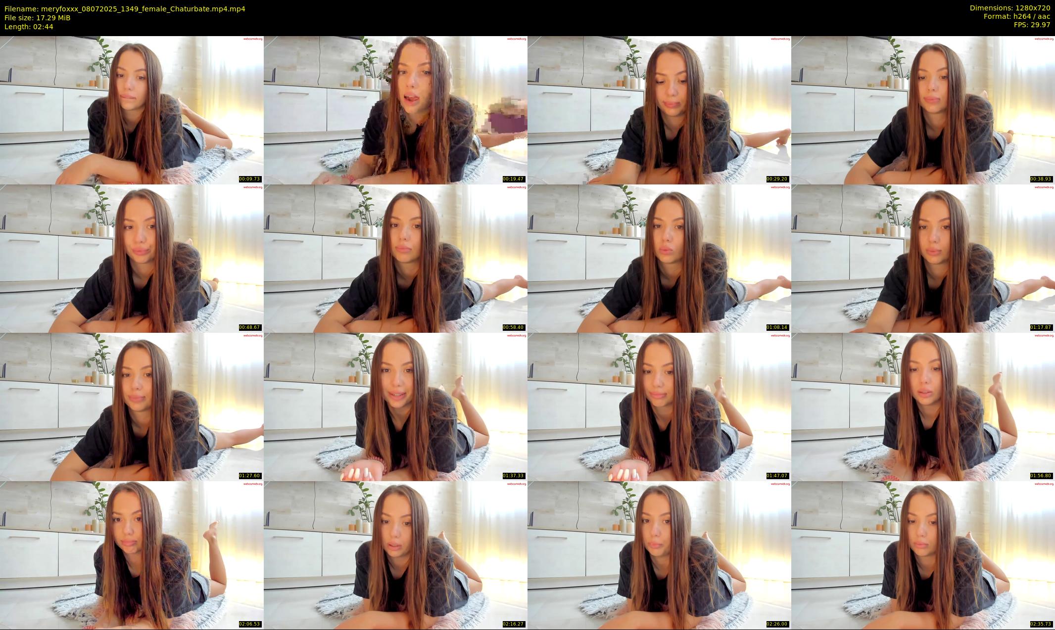 meryfoxxx — 3 minute Chaturbate female cam show recording, 720p, Jul 8, 2025