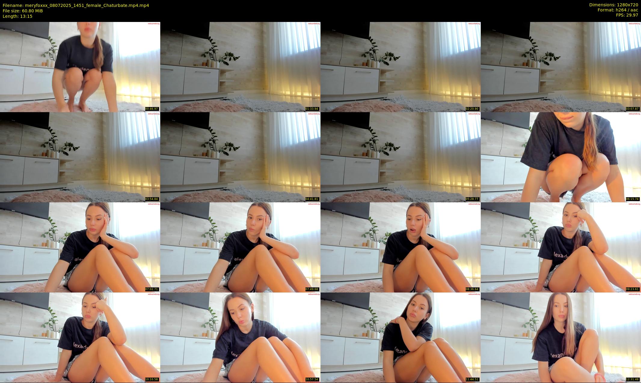 meryfoxxx — 14 minute Chaturbate female cam show recording, 720p, Jul 8, 2025