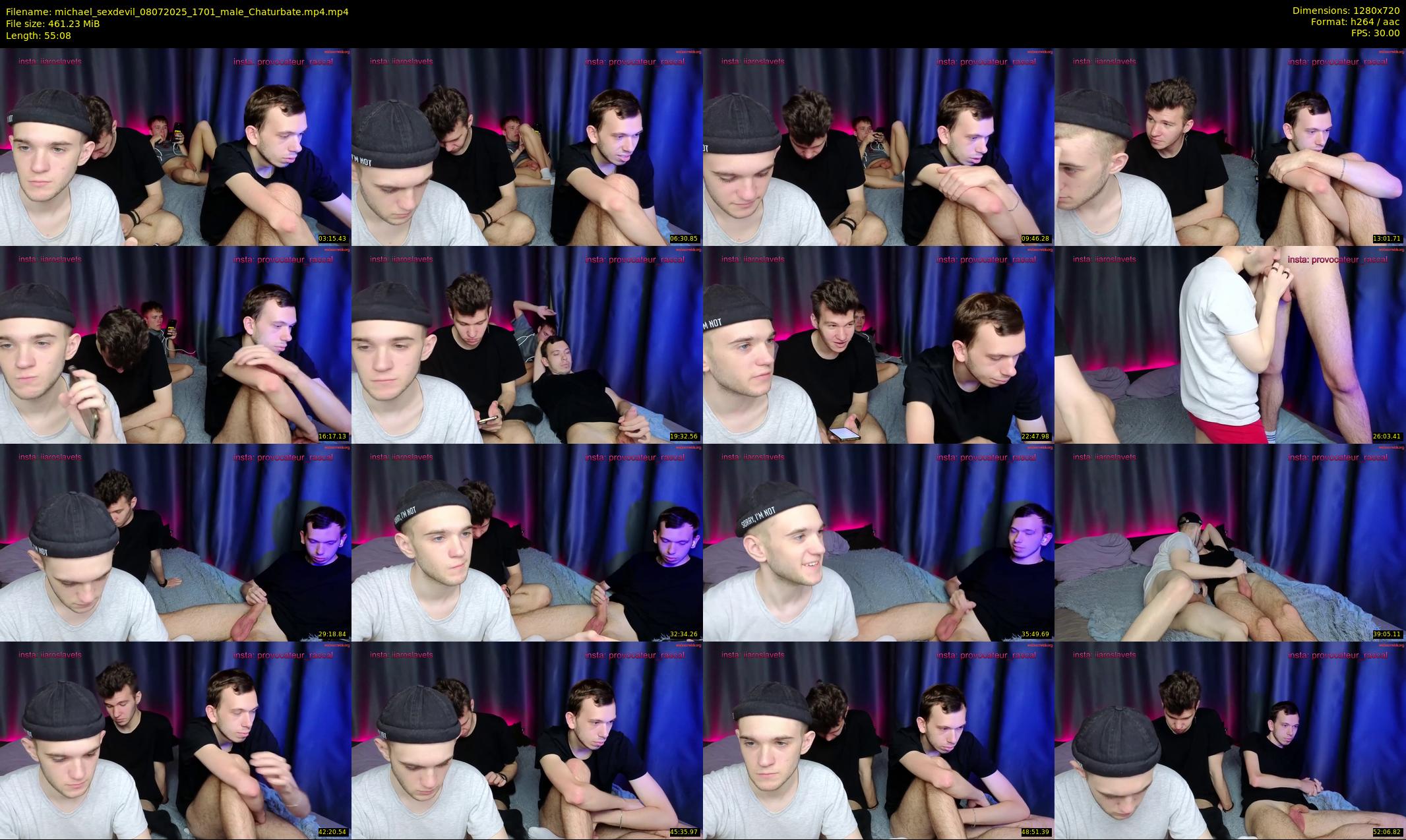 michael_sexdevil — 56 minute Chaturbate male cam show recording, 720p, Jul 8, 2025