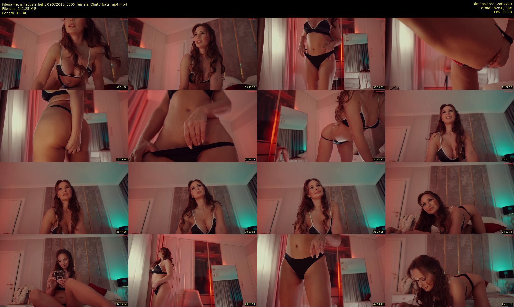 miladystarlight — 49 minute Chaturbate female cam show recording, 720p, Jul 9, 2025