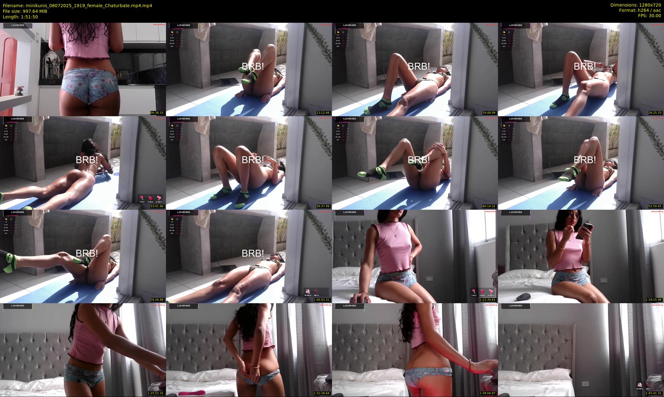 minikunis — 112 minute Chaturbate couple cam show recording, 720p, Jul 8, 2025