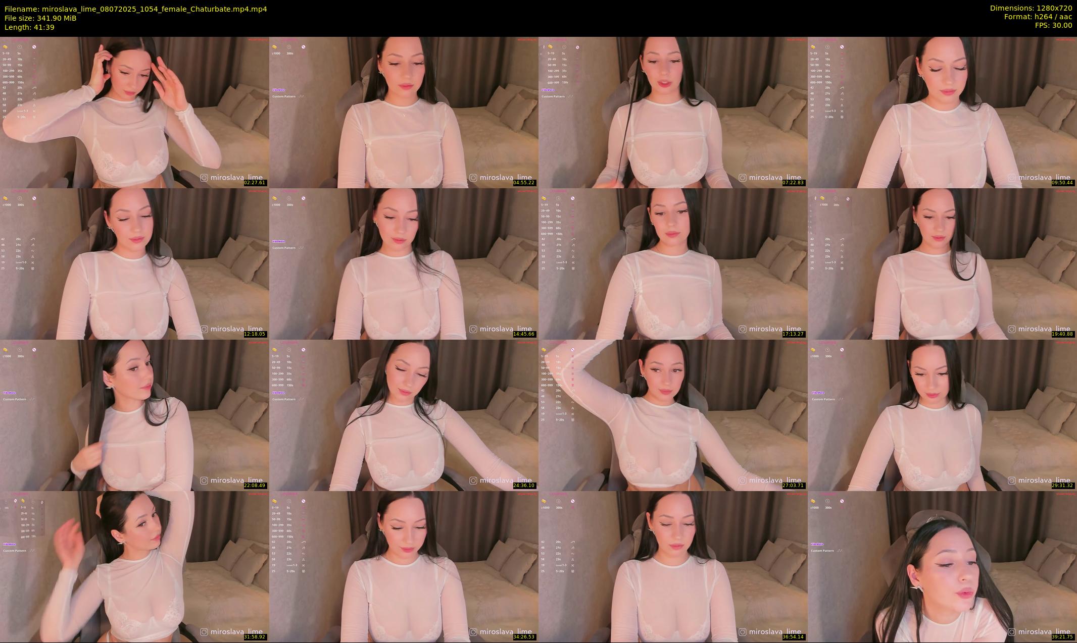 miroslava_lime — 42 minute Chaturbate female cam show recording, 720p, Jul 8, 2025