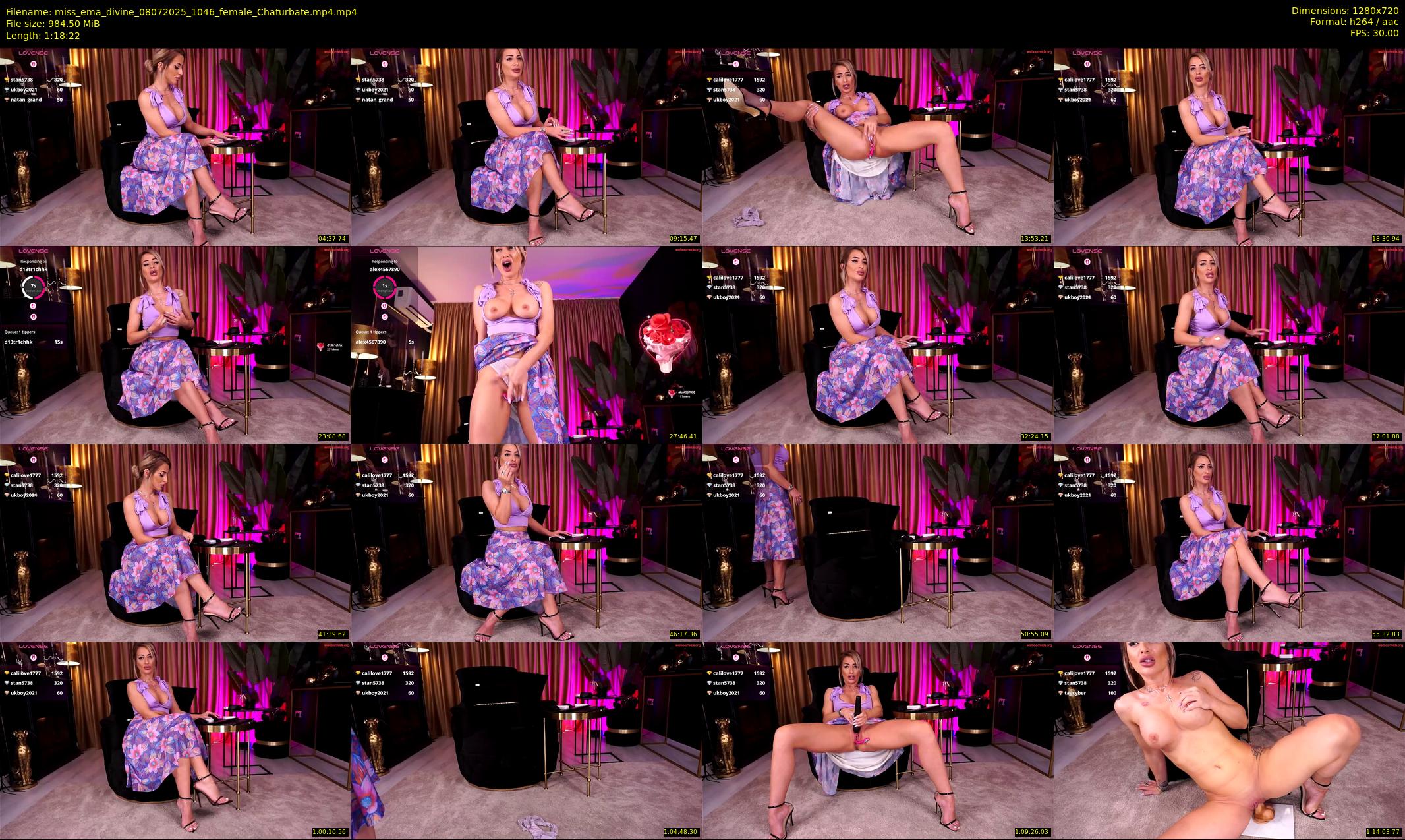 miss_ema_divine — 79 minute Chaturbate female cam show recording, 720p, Jul 8, 2025