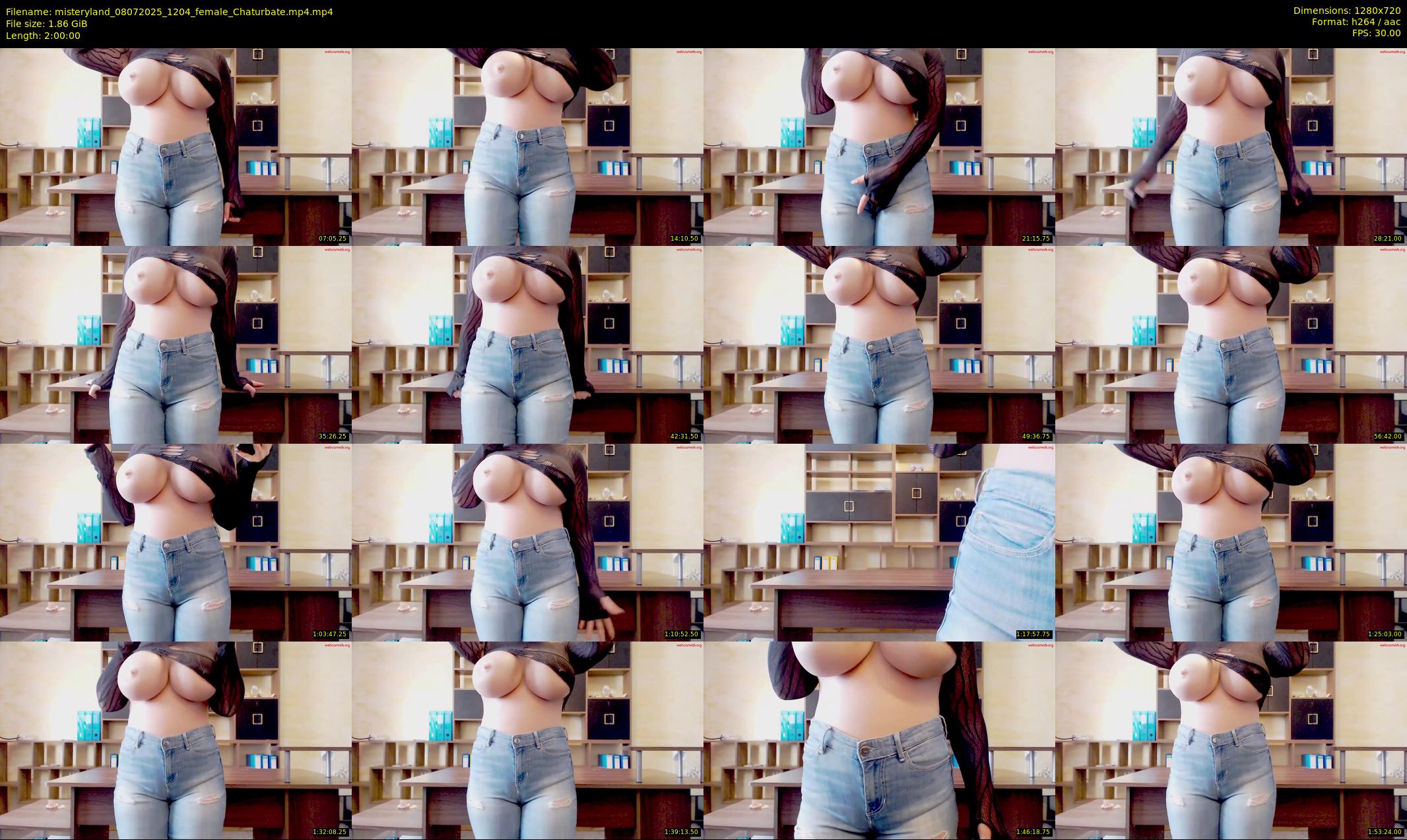 misteryland — 120 minute Chaturbate couple cam show recording, 720p, Jul 8, 2025