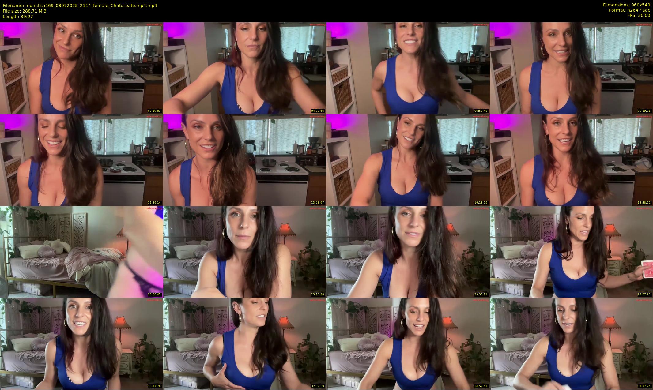 monalisa169 — 40 minute Chaturbate female cam show recording, 480p, Jul 8, 2025