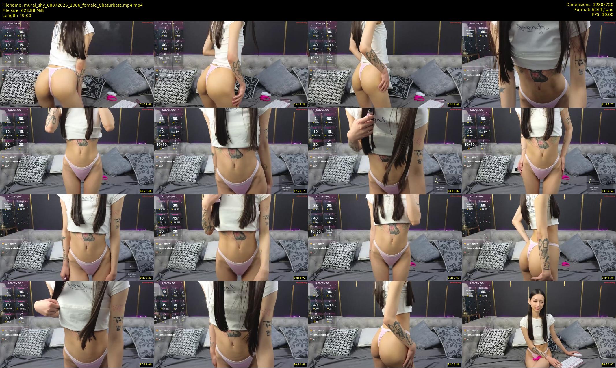 murai_shy — 49 minute Chaturbate female cam show recording, 720p, Jul 8, 2025