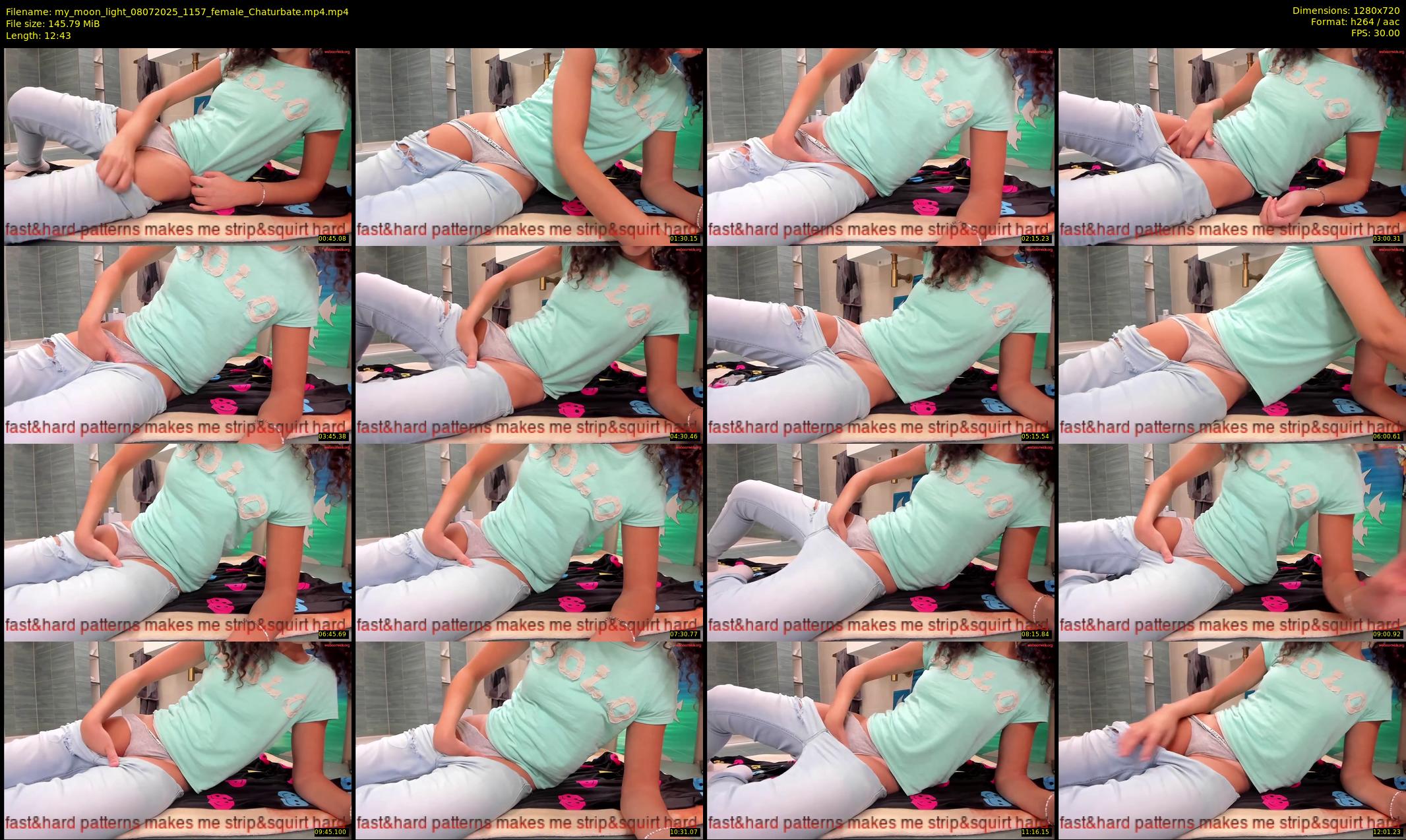 my_moon_light — 13 minute Chaturbate female cam show recording, 720p, Jul 8, 2025