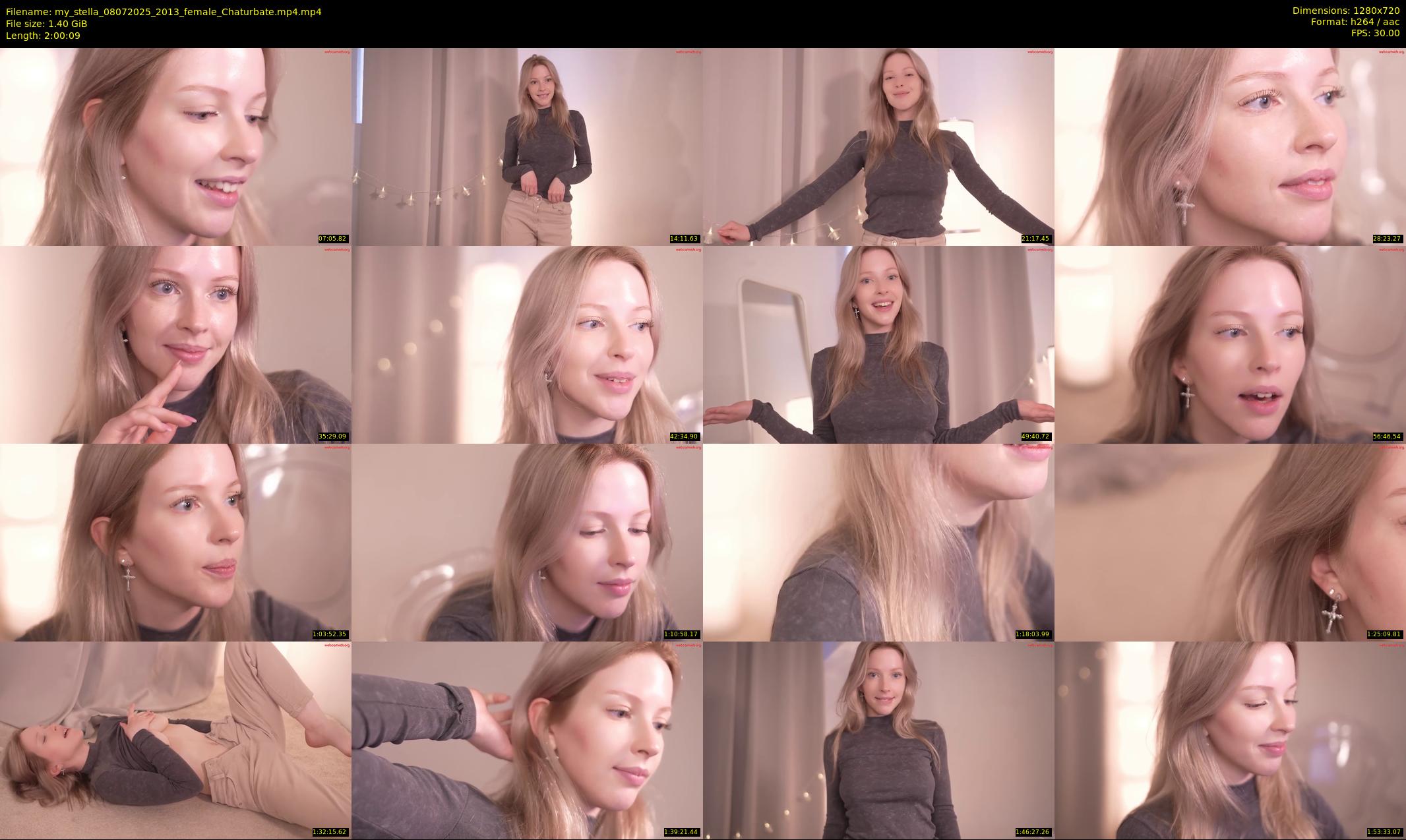 my_stella — 121 minute Chaturbate female cam show recording, 720p, Jul 8, 2025
