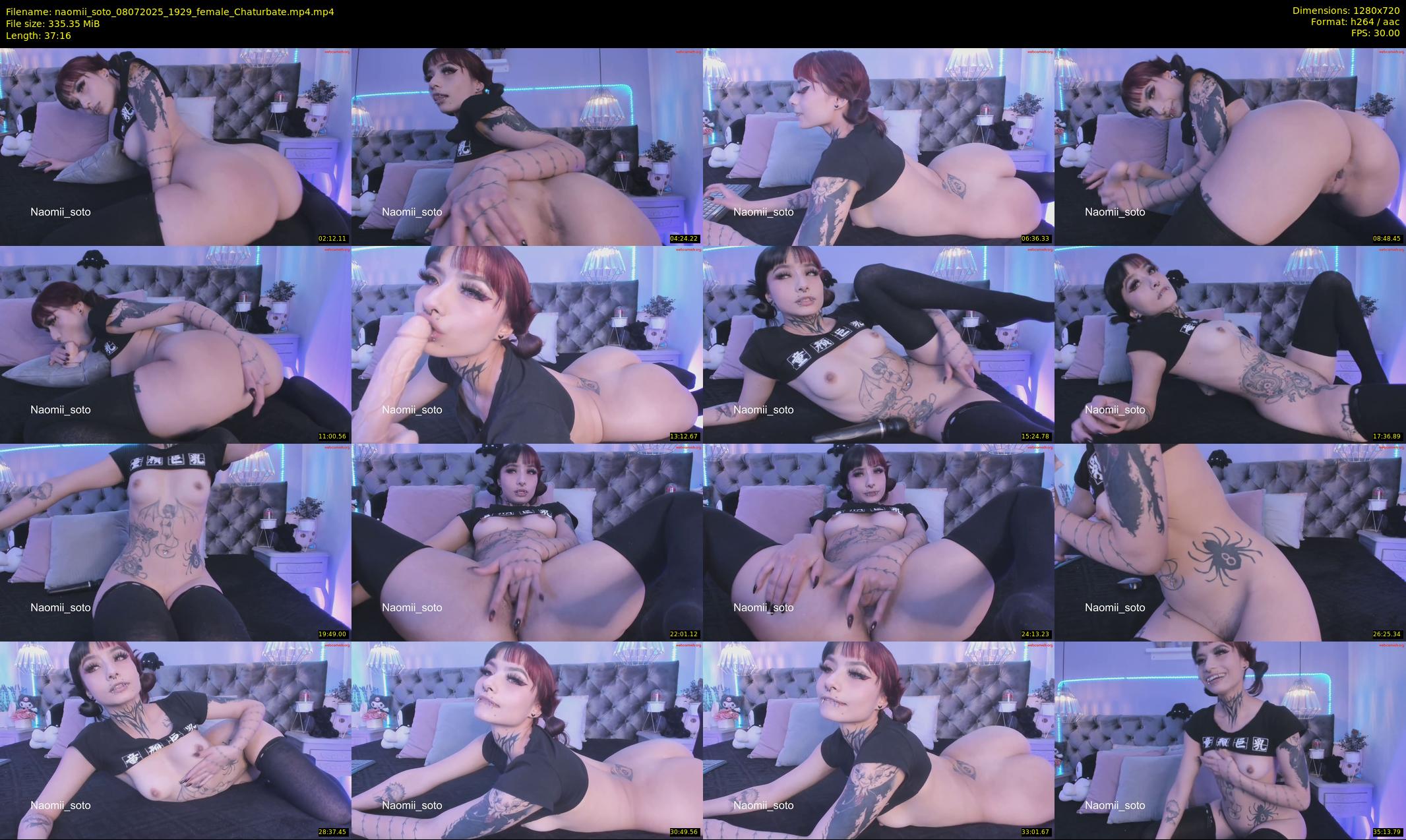 naomii_soto — 38 minute Chaturbate female cam show recording, 720p, Jul 8, 2025