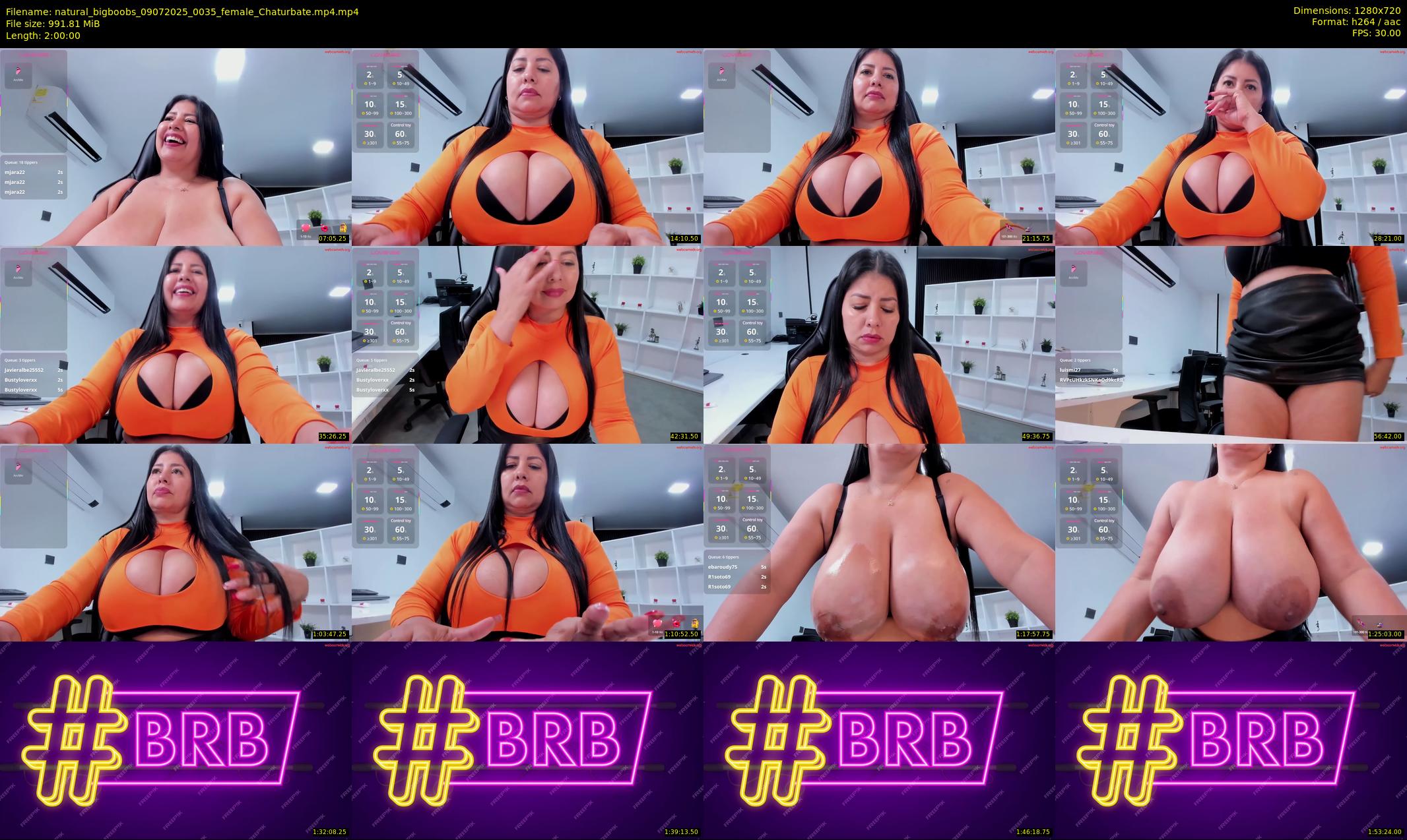 natural_bigboobs — 120 minute Chaturbate female cam show recording, 720p, Jul 9, 2025