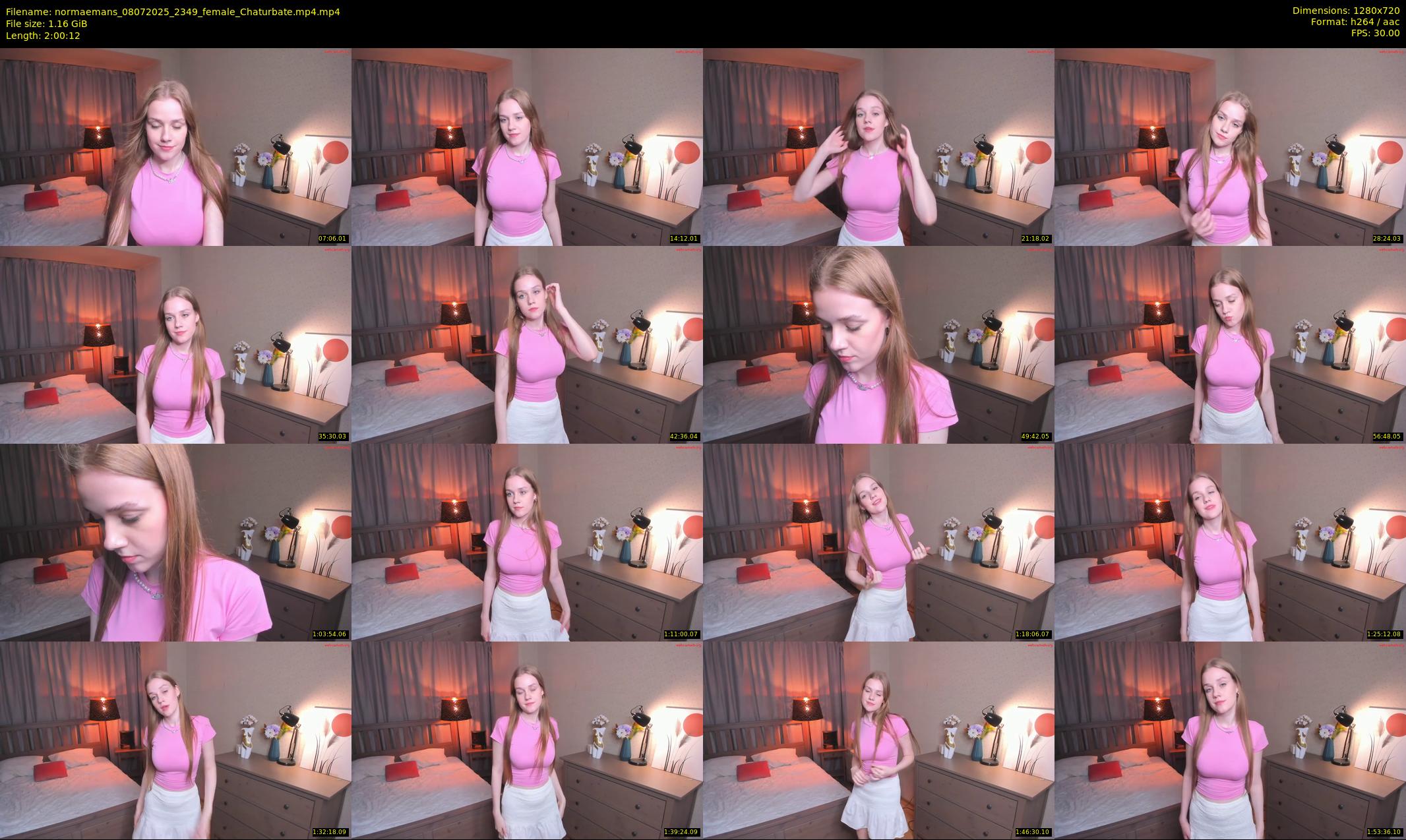 normaemans — 121 minute Chaturbate female cam show recording, 720p, Jul 8, 2025