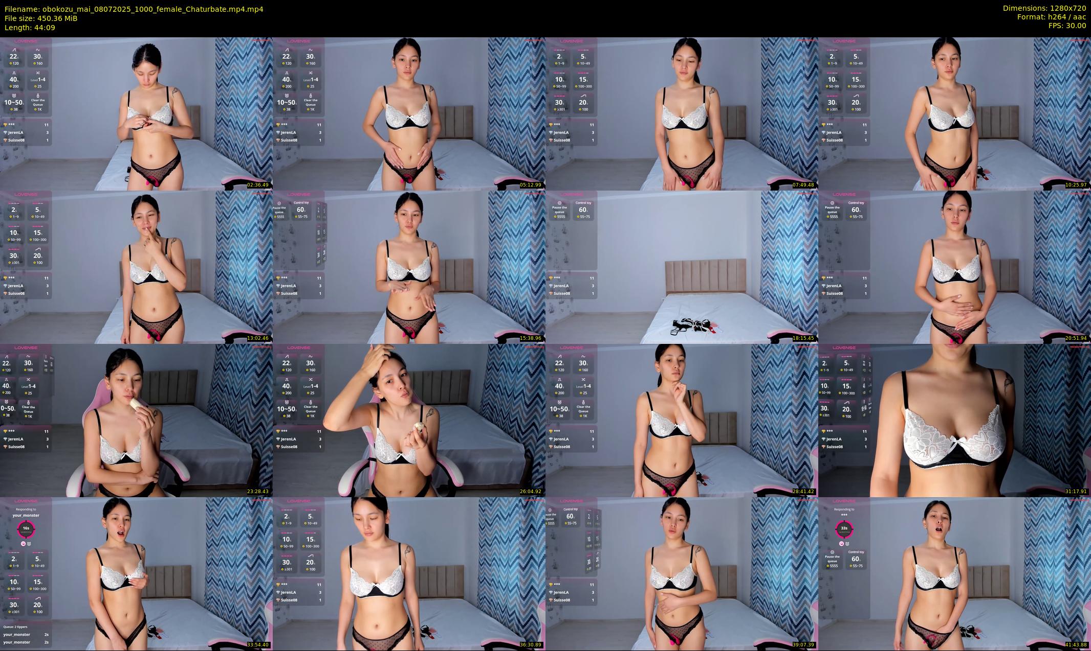 obokozu_mai — 45 minute Chaturbate female cam show recording, 720p, Jul 8, 2025