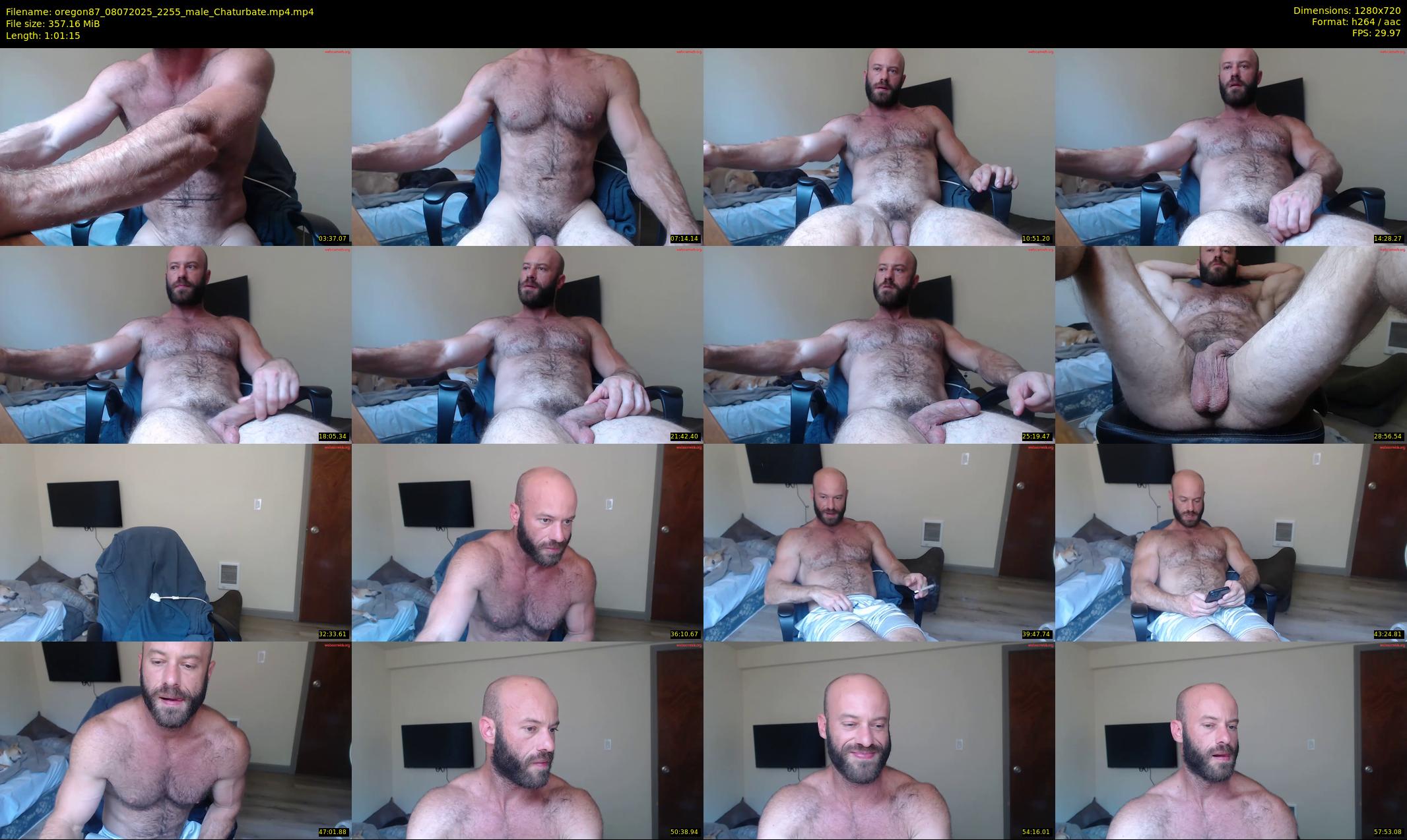 oregon87 — 62 minute Chaturbate male cam show recording, 720p, Jul 8, 2025