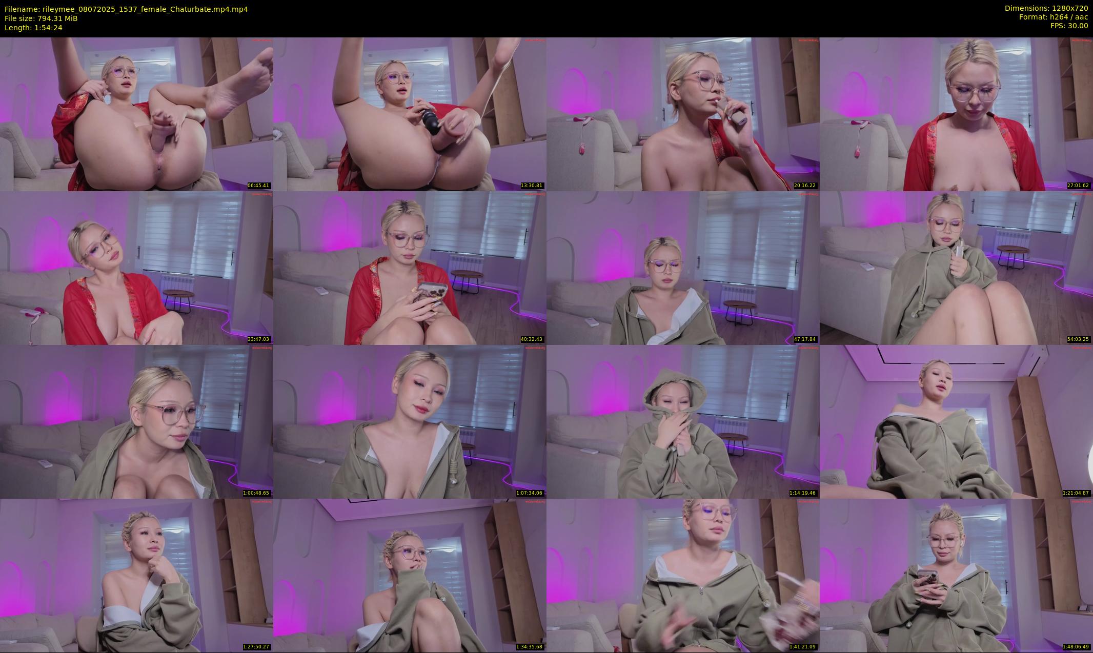 rileymee — 115 minute Chaturbate female cam show recording, 720p, Jul 8, 2025
