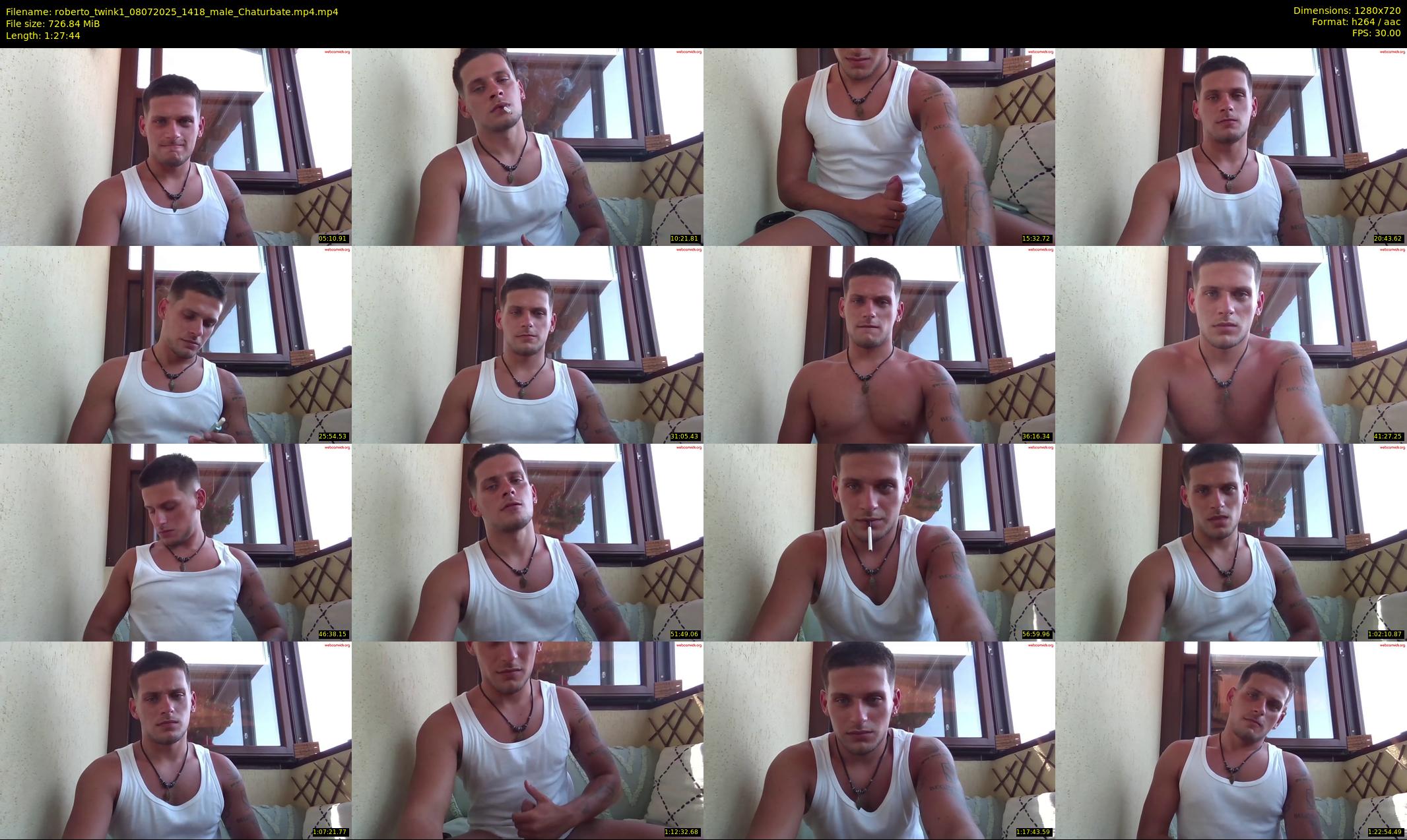 roberto_twink1 — 88 minute Chaturbate male cam show recording, 720p, Jul 8, 2025