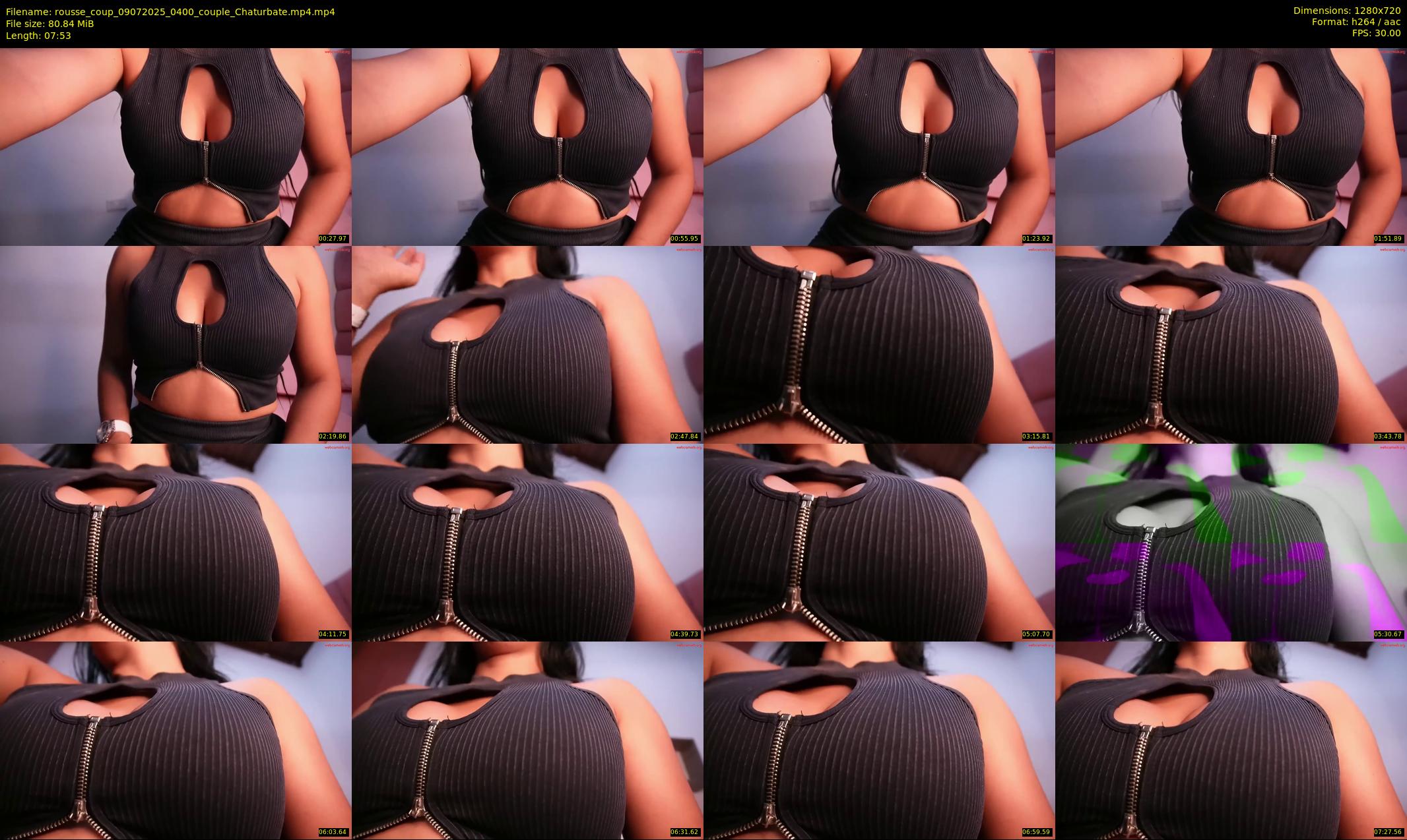 rousse_coup — 8 minute Chaturbate couple cam show recording, 720p, Jul 9, 2025