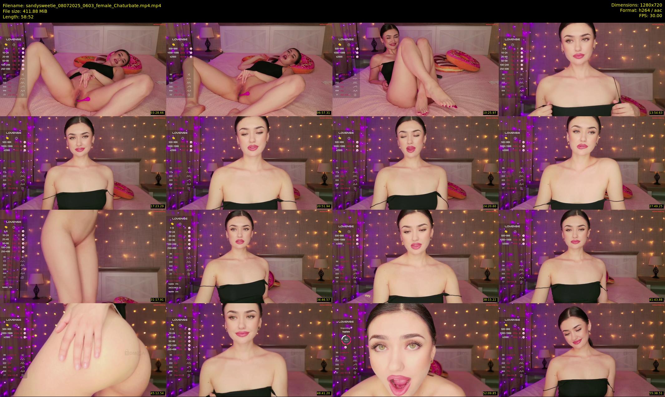 sandysweetie — 59 minute Chaturbate female cam show recording, 720p, Jul 8, 2025
