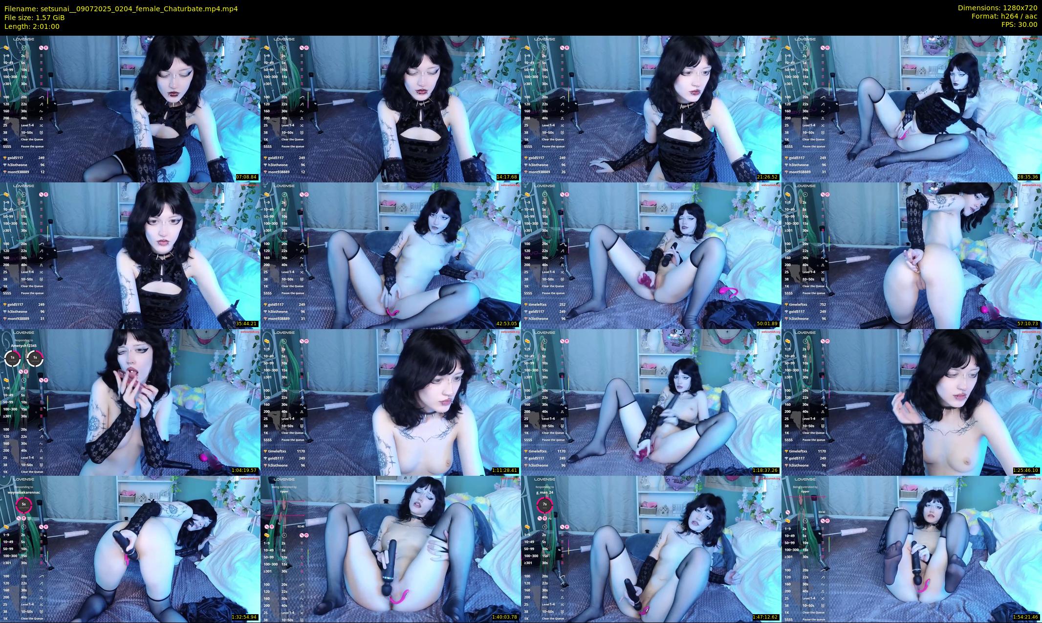 setsunai_ — 121 minute Chaturbate female cam show recording, 720p, Jul 9, 2025