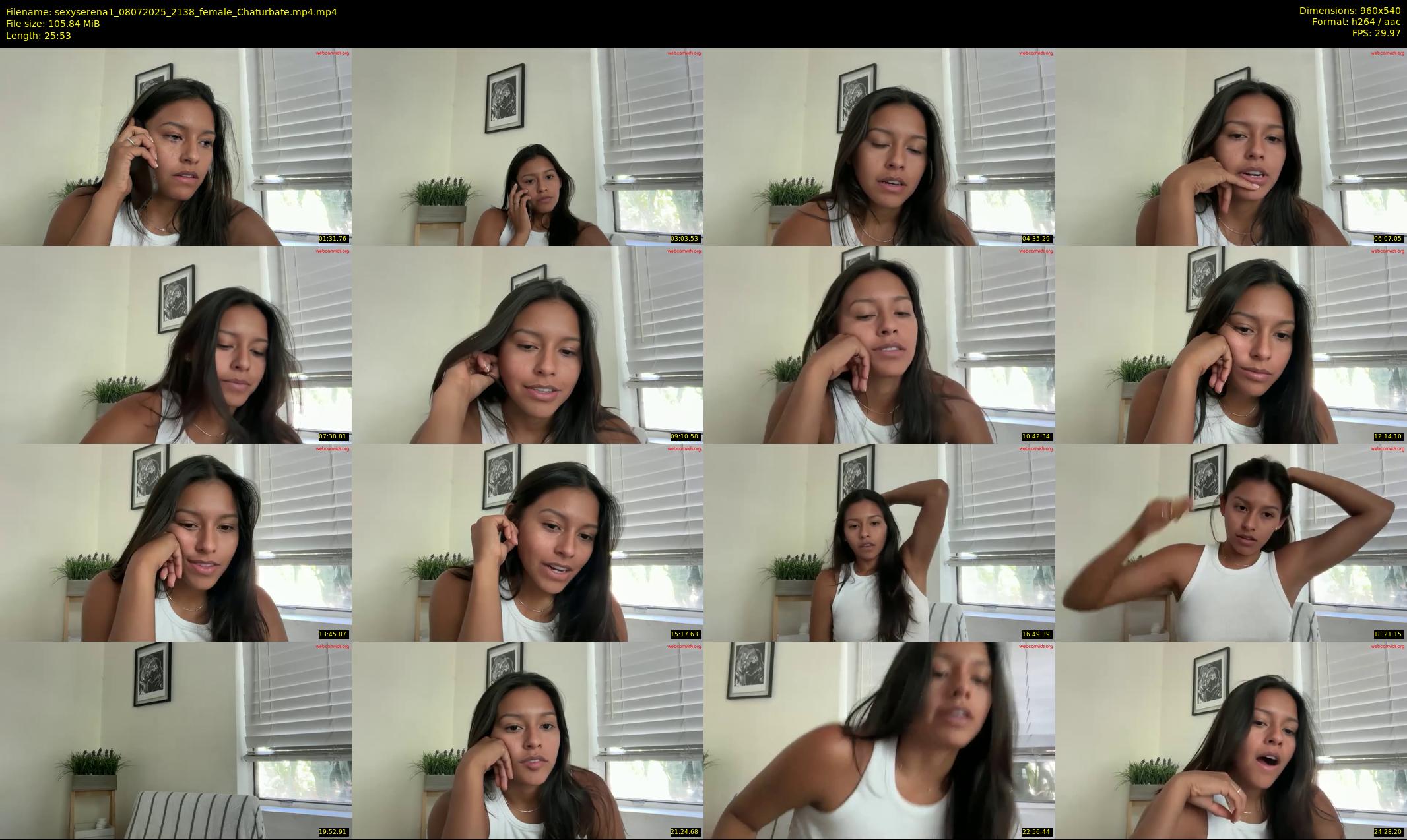 sexyserena1 — 26 minute Chaturbate female cam show recording, 480p, Jul 8, 2025