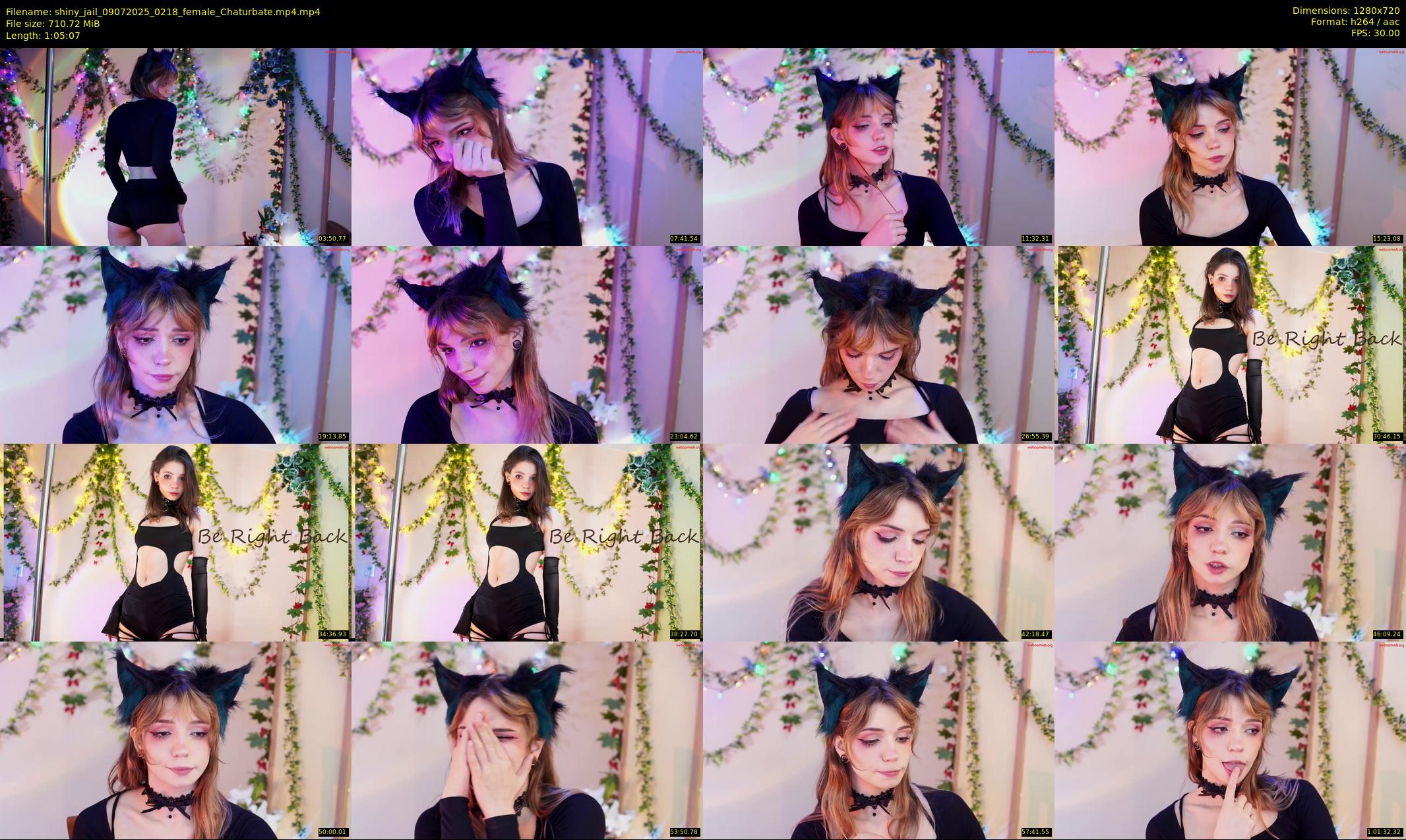shiny_jail — 66 minute Chaturbate female cam show recording, 720p, Jul 9, 2025