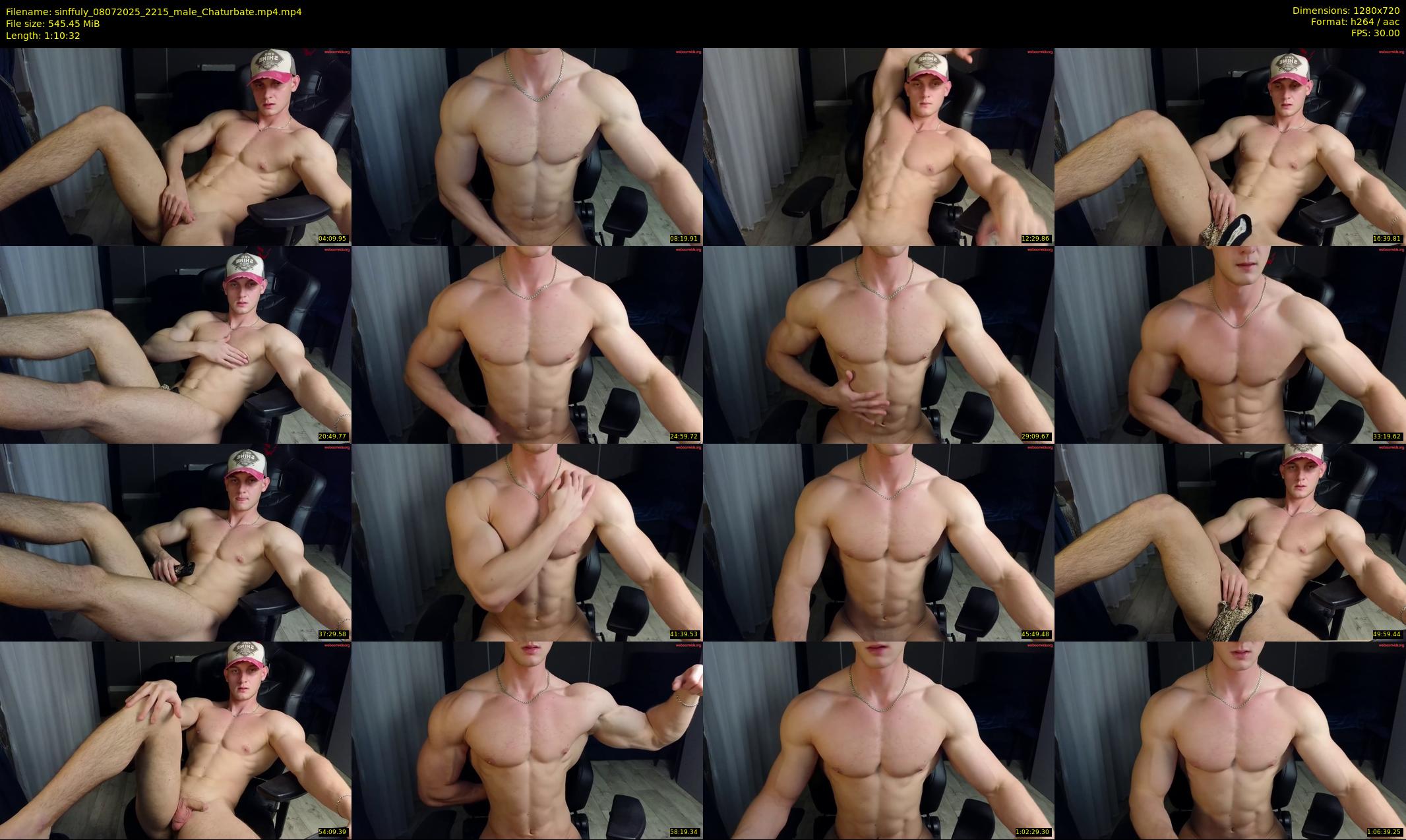 sinffuly — 71 minute Chaturbate male cam show recording, 720p, Jul 8, 2025