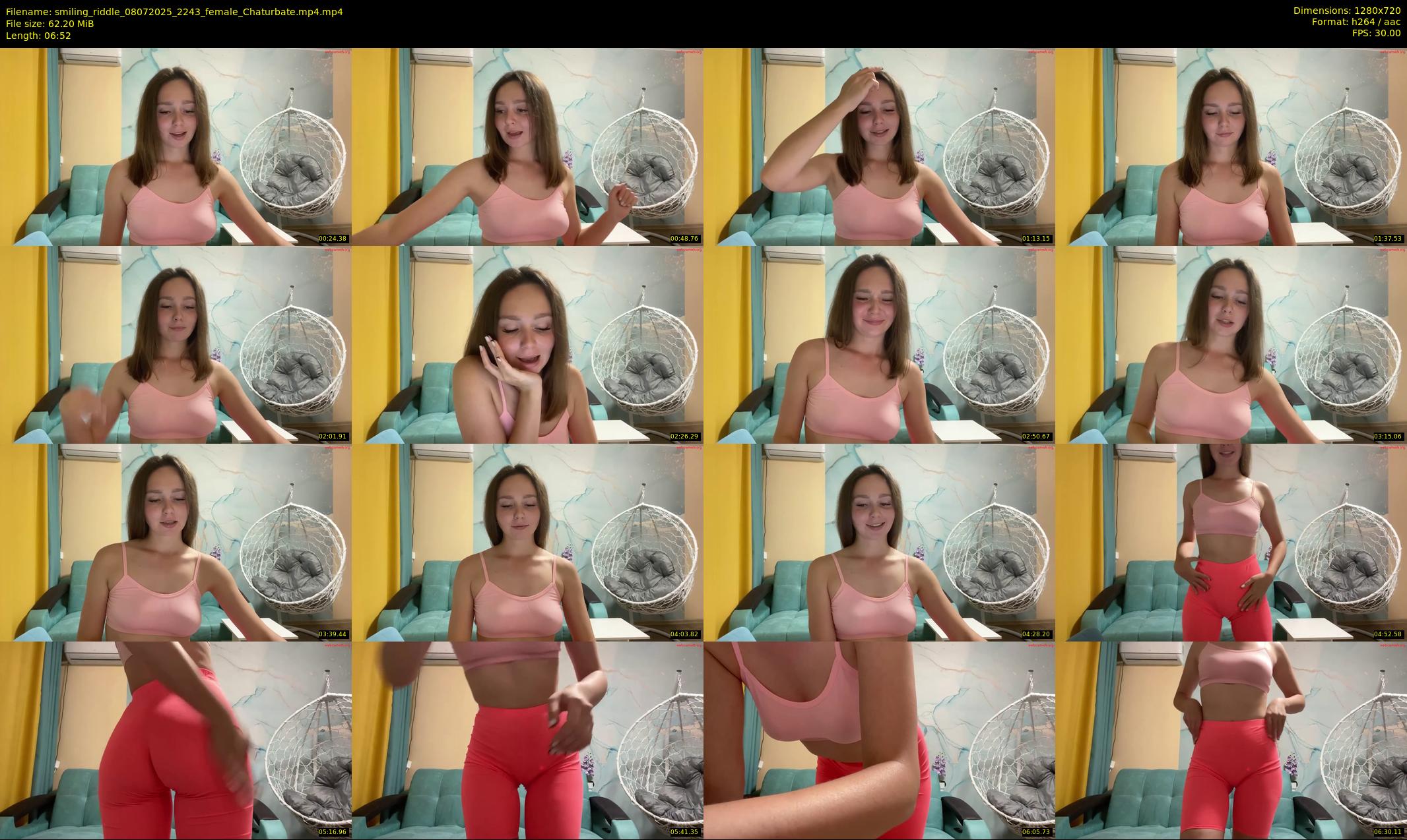 smiling_riddle — 7 minute Chaturbate female cam show recording, 720p, Jul 8, 2025