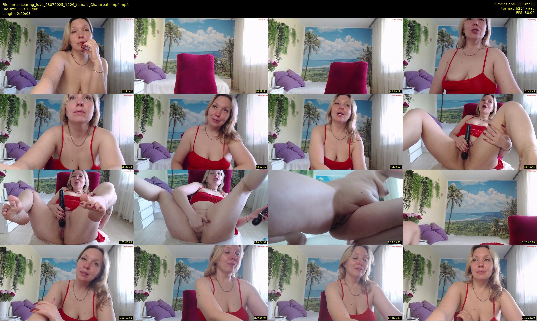 soaring_love — 121 minute Chaturbate female cam show recording, 720p, Jul 8, 2025