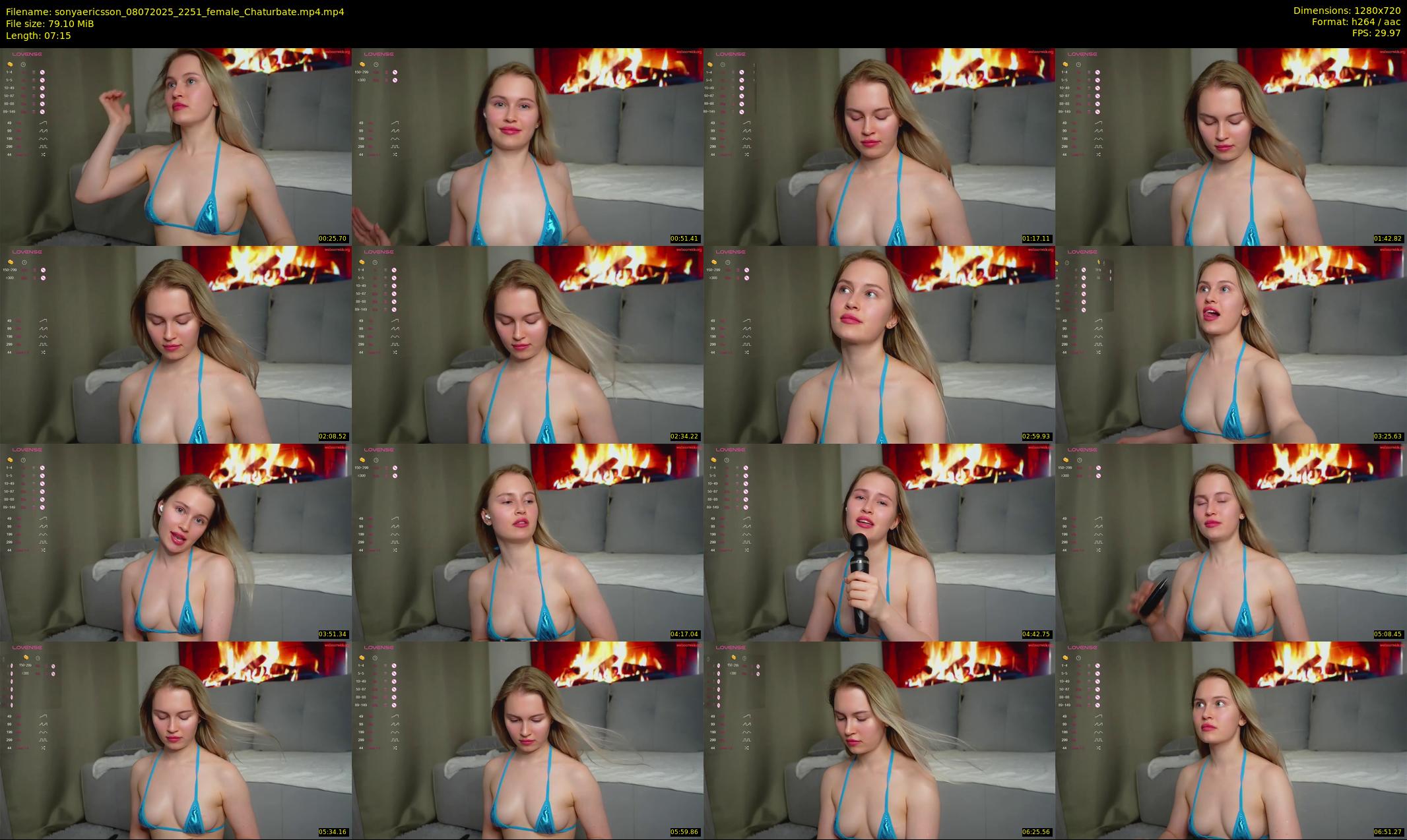 sonyaericsson — 8 minute Chaturbate female cam show recording, 720p, Jul 8, 2025