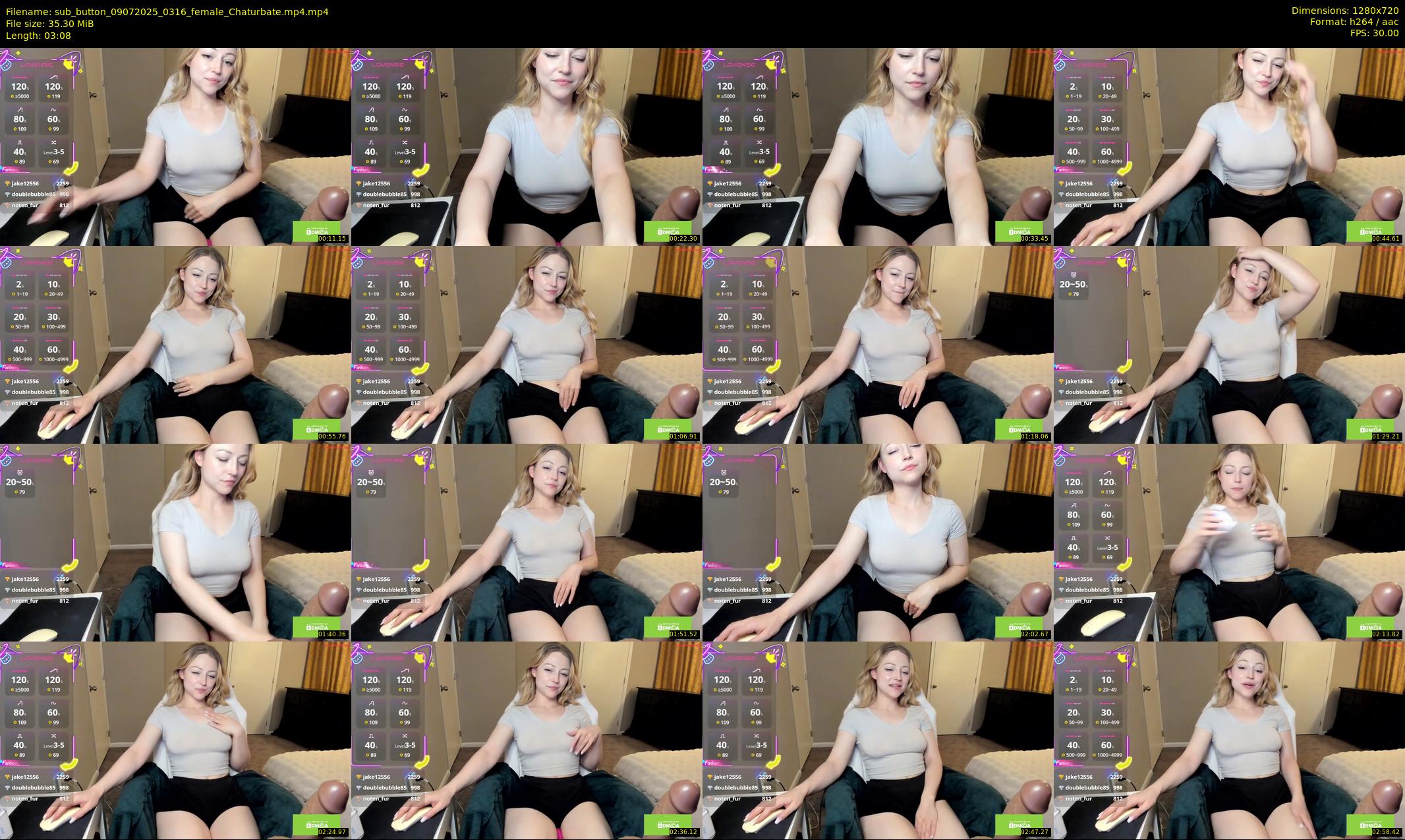 sub_button — 4 minute Chaturbate female cam show recording, 720p, Jul 9, 2025