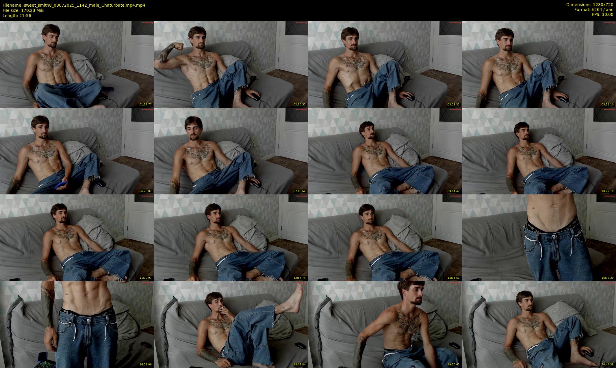 sweet_smith8 — 22 minute Chaturbate male cam show recording, 720p, Jul 8, 2025