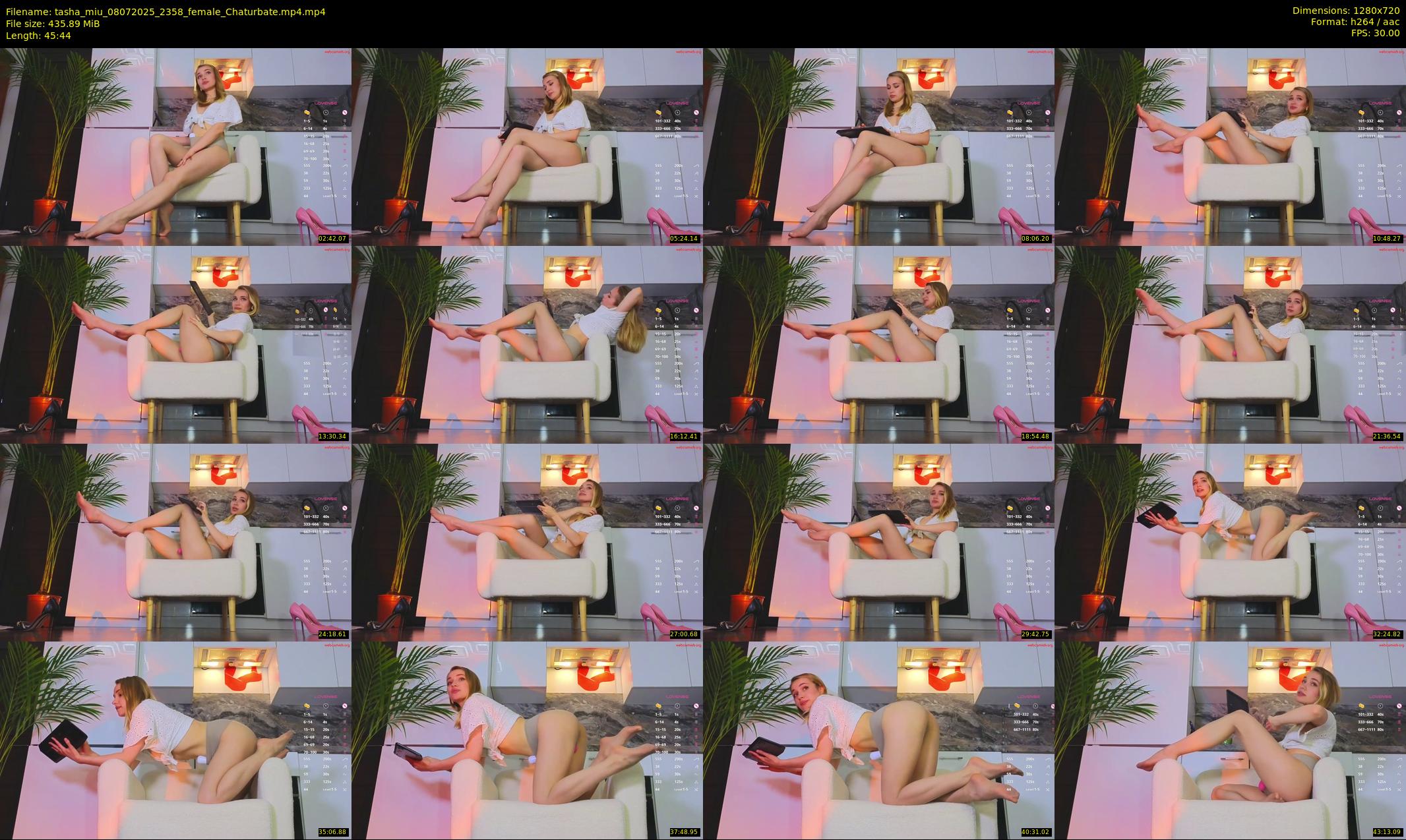 tasha_miu — 46 minute Chaturbate female cam show recording, 720p, Jul 8, 2025